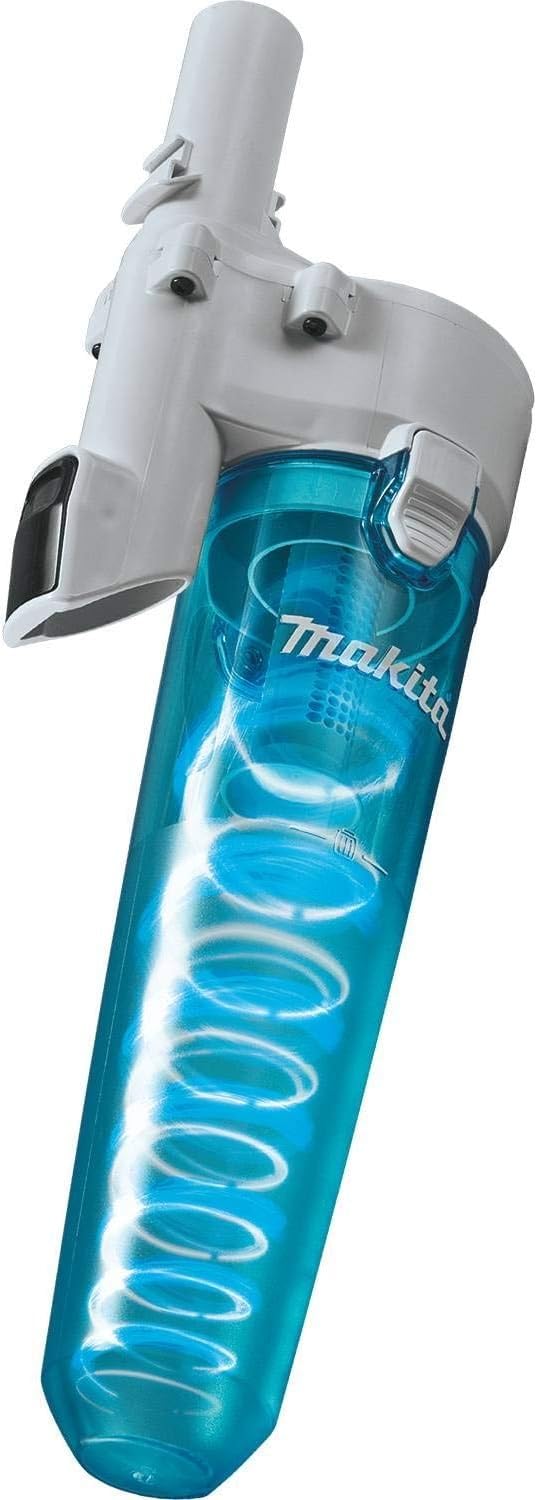 Makita 191D70-5 White Cyclonic Vacuum Attachment with Lock - Perfect for Woodworking, Construction & DIY Dust Collection