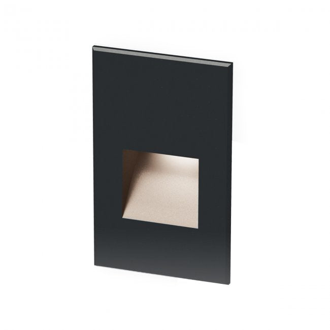 4021 LED Step and Wall Light - Black Aluminum Outdoor Lighting for Stairs, Pathways, and Garden Decor - Energy-Efficient Waterproof Landscape Lights