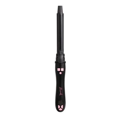 Mermade Hair Spin - Black | Hair Curling Wand for Perfect Beach Waves & Curls | Salon-Quality Styling at Home | Great for Parties, Weddings & Everyday Looks