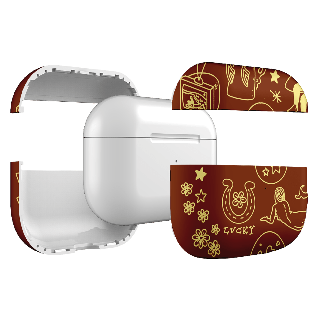 Premium AirPods Pro Case with Flash Chocolate Design - Stylish & Protective Cover for Everyday Use, Travel & Work