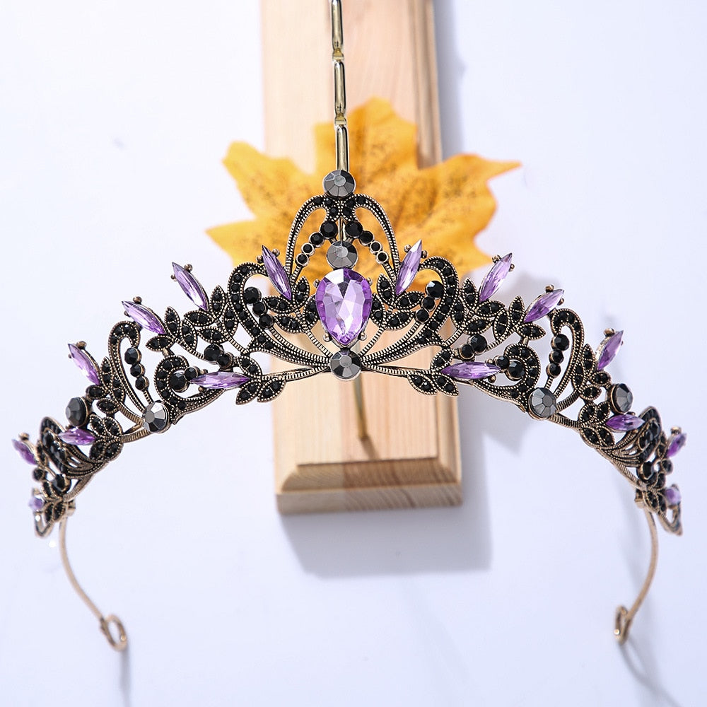 Sparkly Crystal Princess Tiara for Girls - Elegant Birthday Party Crown, Wedding Accessory & Cosplay Costume Jewelry
