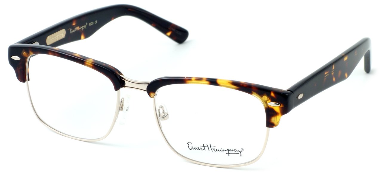 Ernest Hemingway 4629 Designer Reading Glasses - Stylish Blue Light Blocking Readers for Men & Women - Perfect for Reading, Computer Use, and Office Work