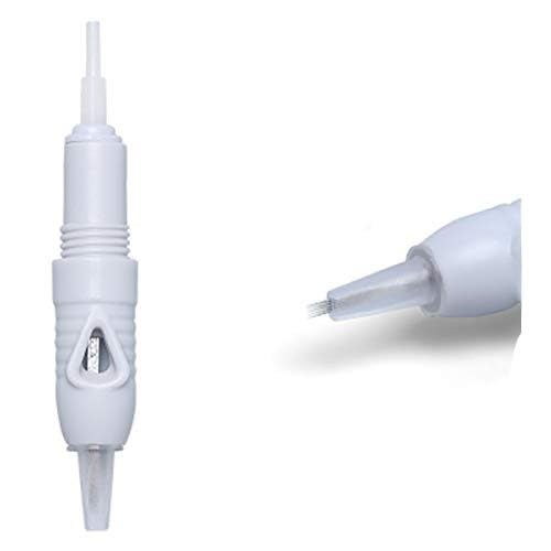 5Pcs 5FP Cartridge Needles for PMU Machine - Disposable Permanent Makeup Needles for Eyebrows & Lips (8mm Diameter) - Professional Tattoo & Microblading Supplies for Beauty Salons & Home Use