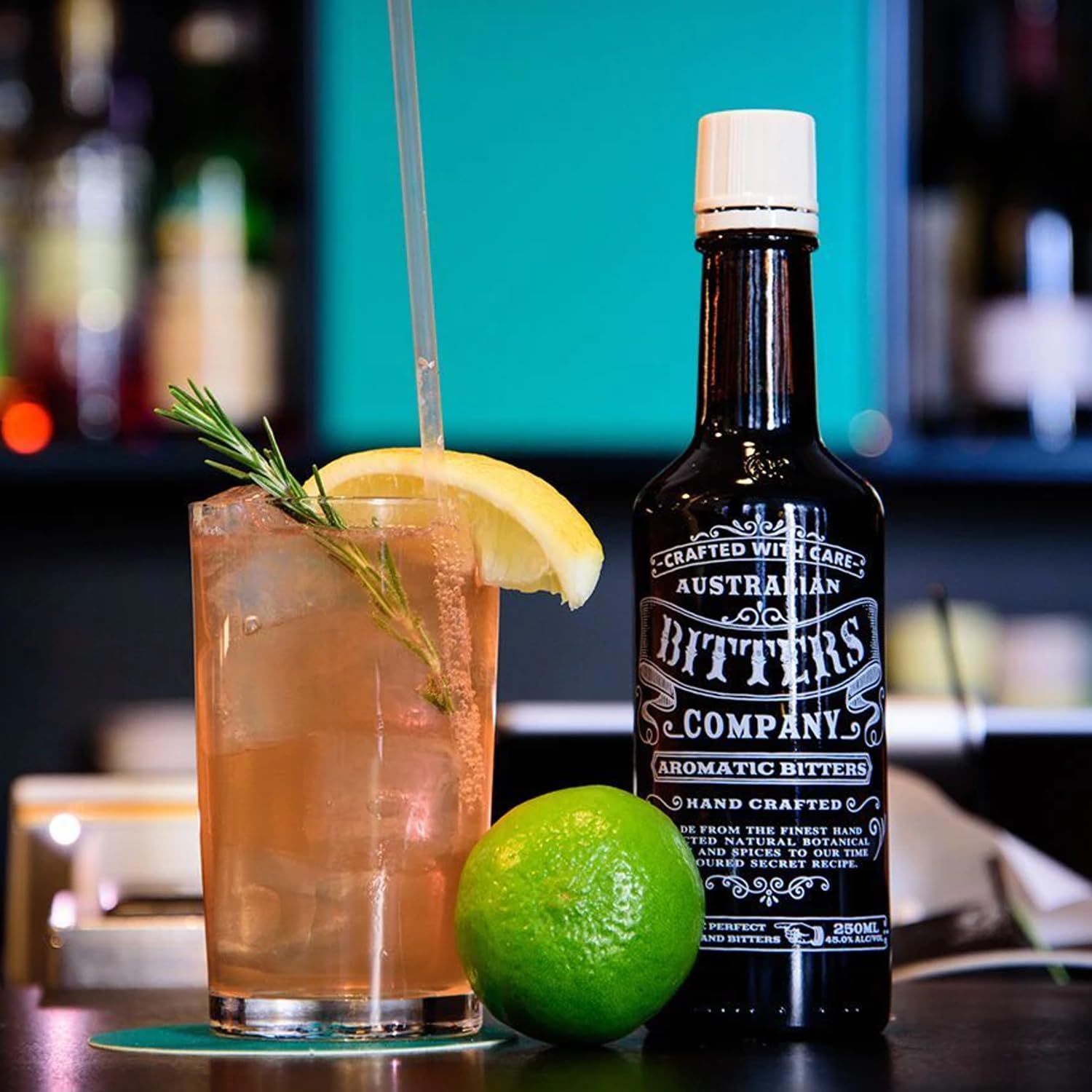 **Australian Bitters Company Aromatic Bitters – 8oz Bottle for Classic Cocktails & Mixed Drinks | Enhance Old Fashioned, Manhattan & More**