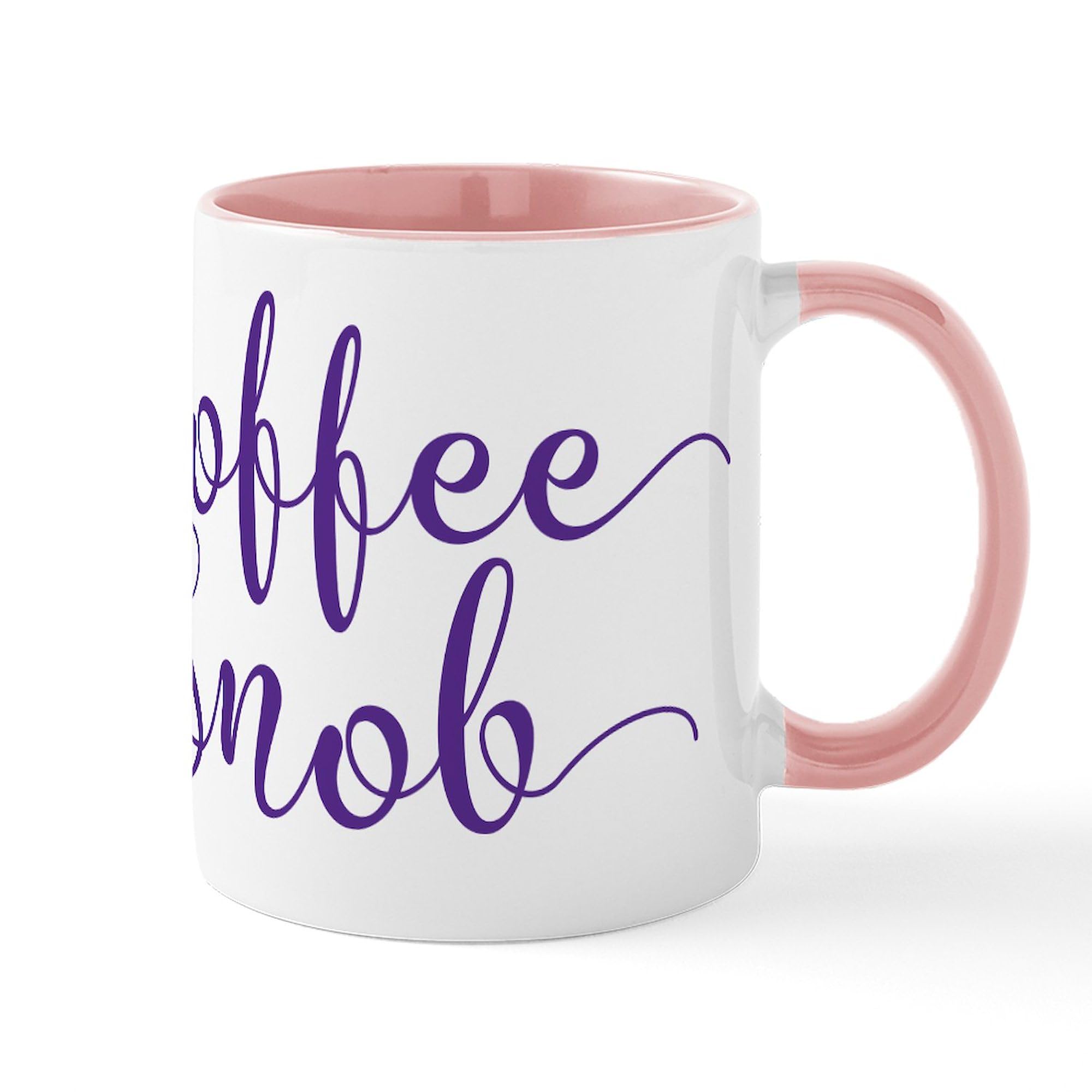 CafePress Coffee Snob 11 oz (325 ml) Ceramic Coffee Mug - Perfect for Home, Office & Gifts - Insulated Hot Drink Cup for Coffee, Tea & Cocoa Lovers