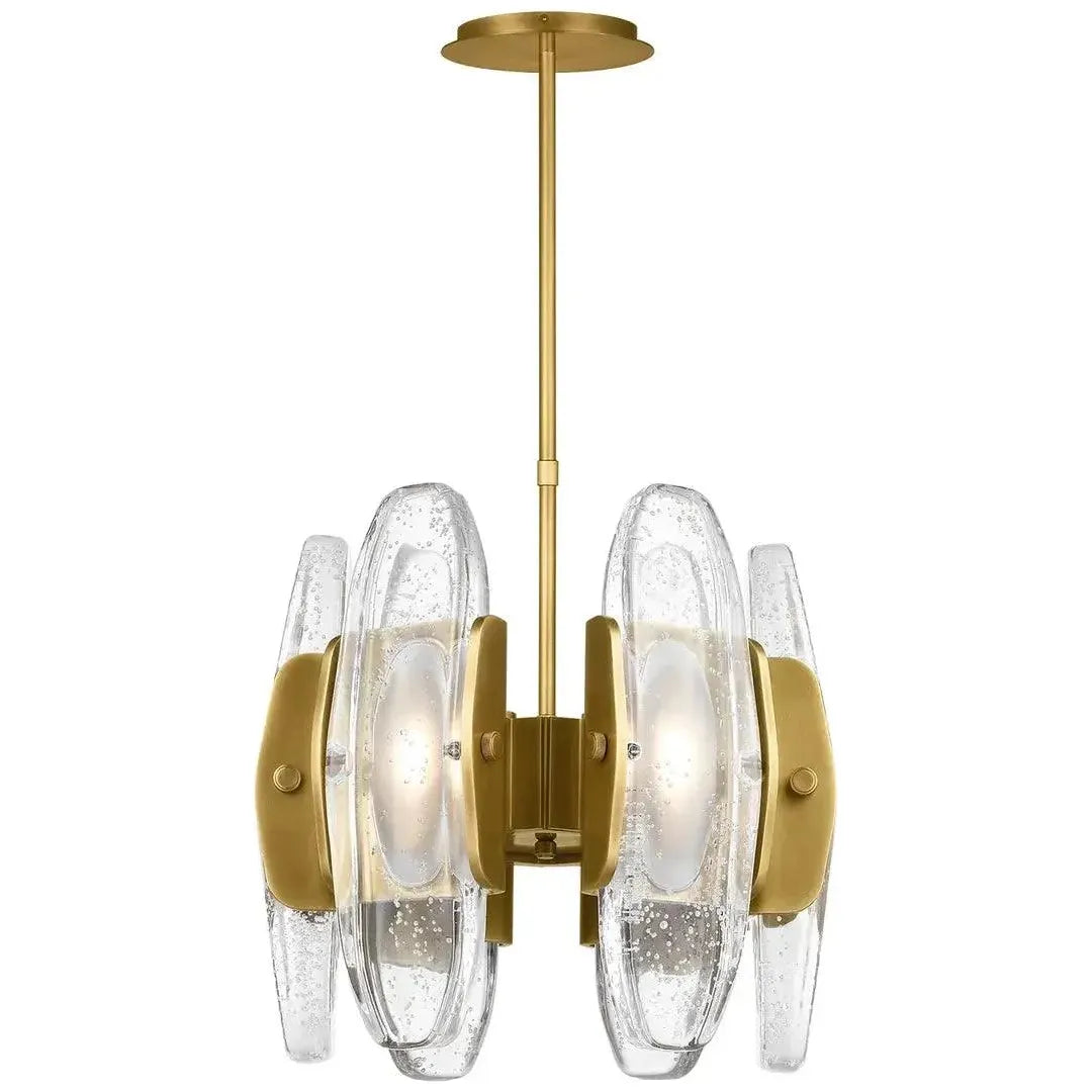 Wythe Small Chandelier - Elegant Mini Crystal Ceiling Light Fixture for Dining Room, Bedroom & Entryway | Perfect for Home Decor & Wedding Venues