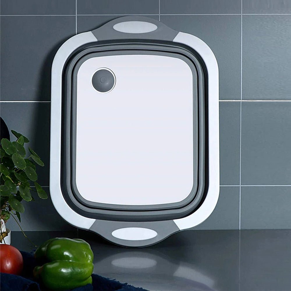 Zara Collapsible Cutting Board - Foldable & Space-Saving Kitchen Organizer for Fruits, Vegetables & Meal Prep - Perfect for Small Kitchens, Camping & RV Cooking
