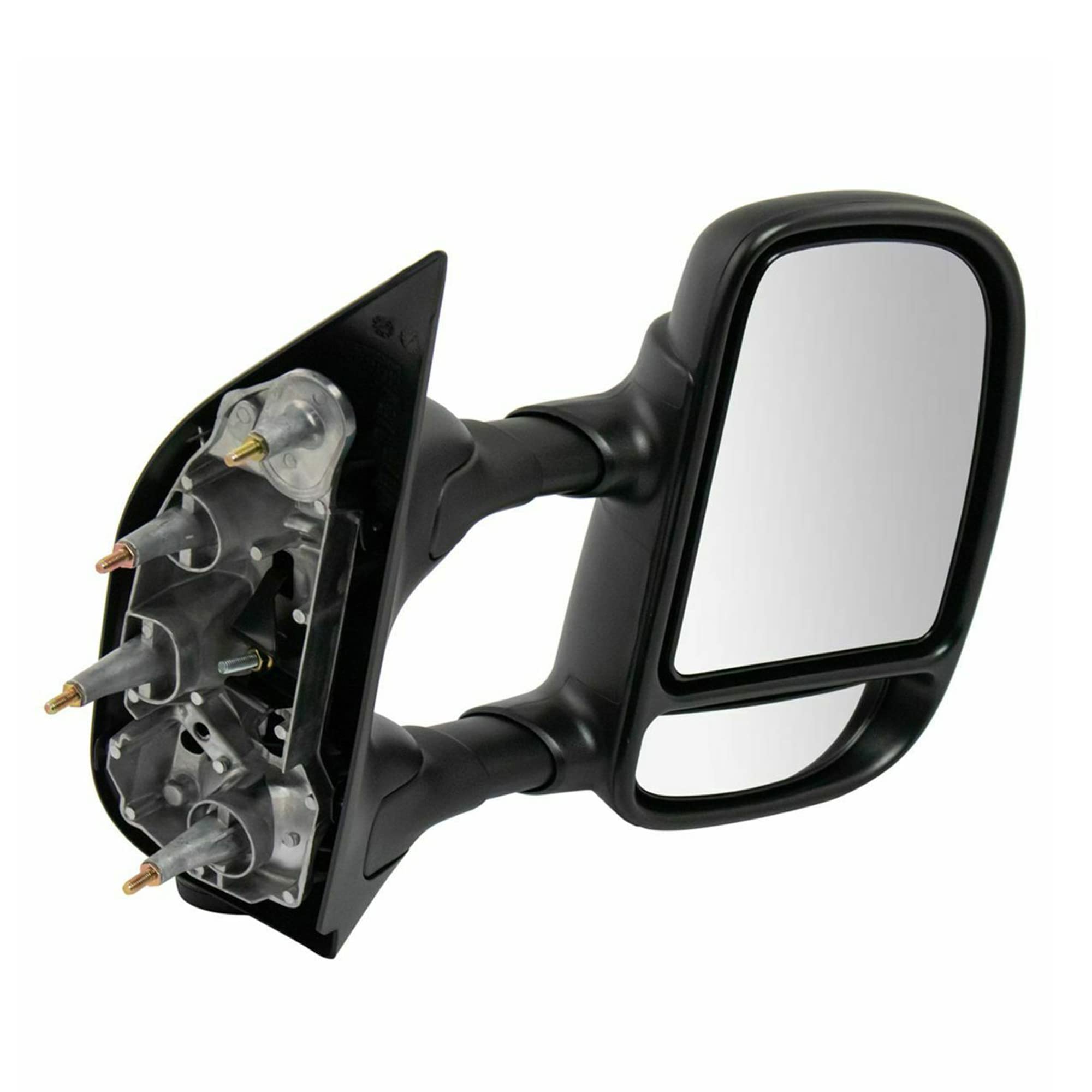 Right Side Door Mirror Replacement for 2002-2016 Ford E-Series Van (E-150/E-250/E-350/Econoline/Club Wagon) - Manual Adjust, Durable OEM Fit - Perfect for Parking & Blind Spot Visibility