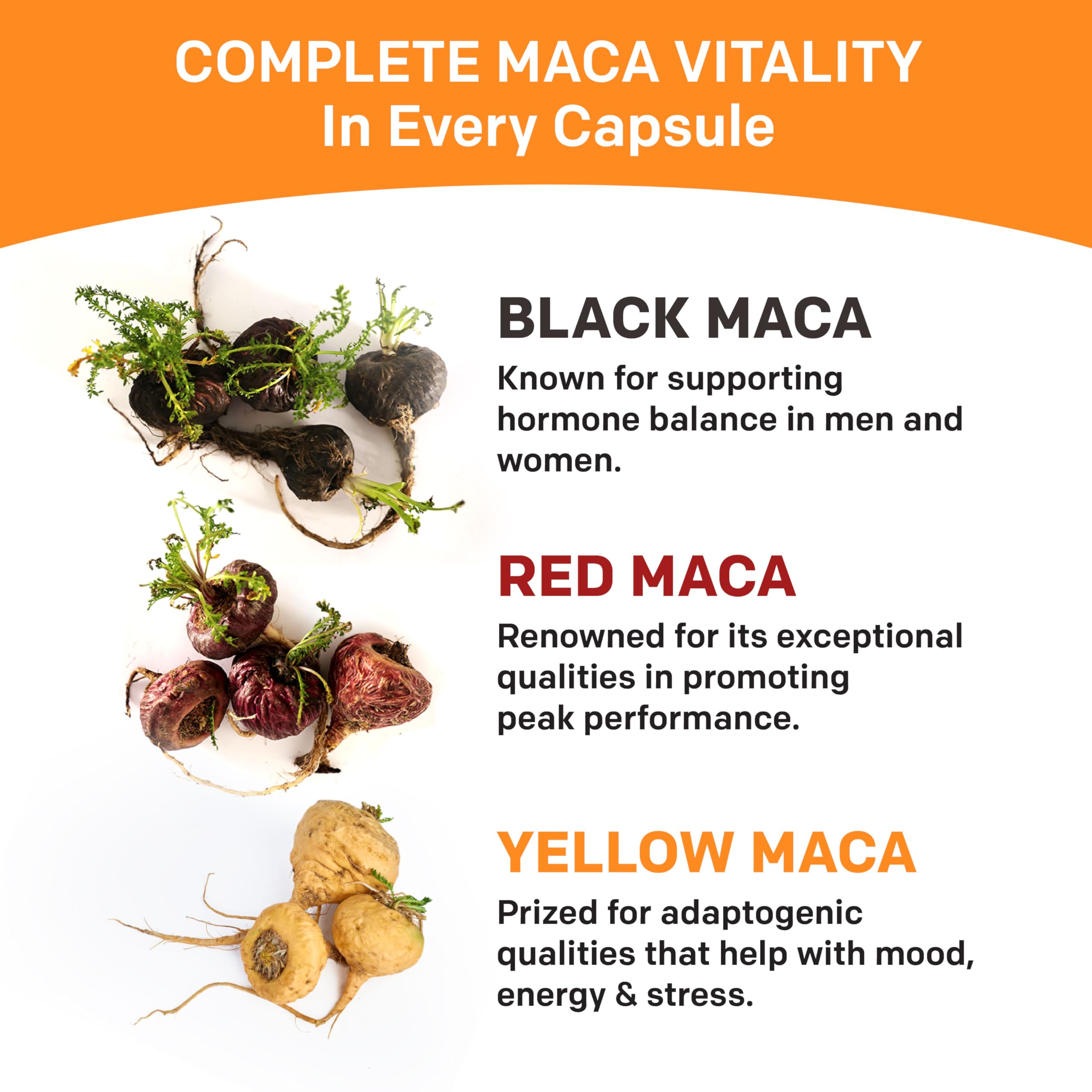 PrimeMD 19-in-1 Peruvian Maca Root Capsules - 9125mg Ashwagandha Supplement with Maca, Fenugreek & Ginseng for Mood, Hormone & Performance Support (120 Capsules) - Energy Boost, Stress Relief & Libido Enhancer for Men & Women