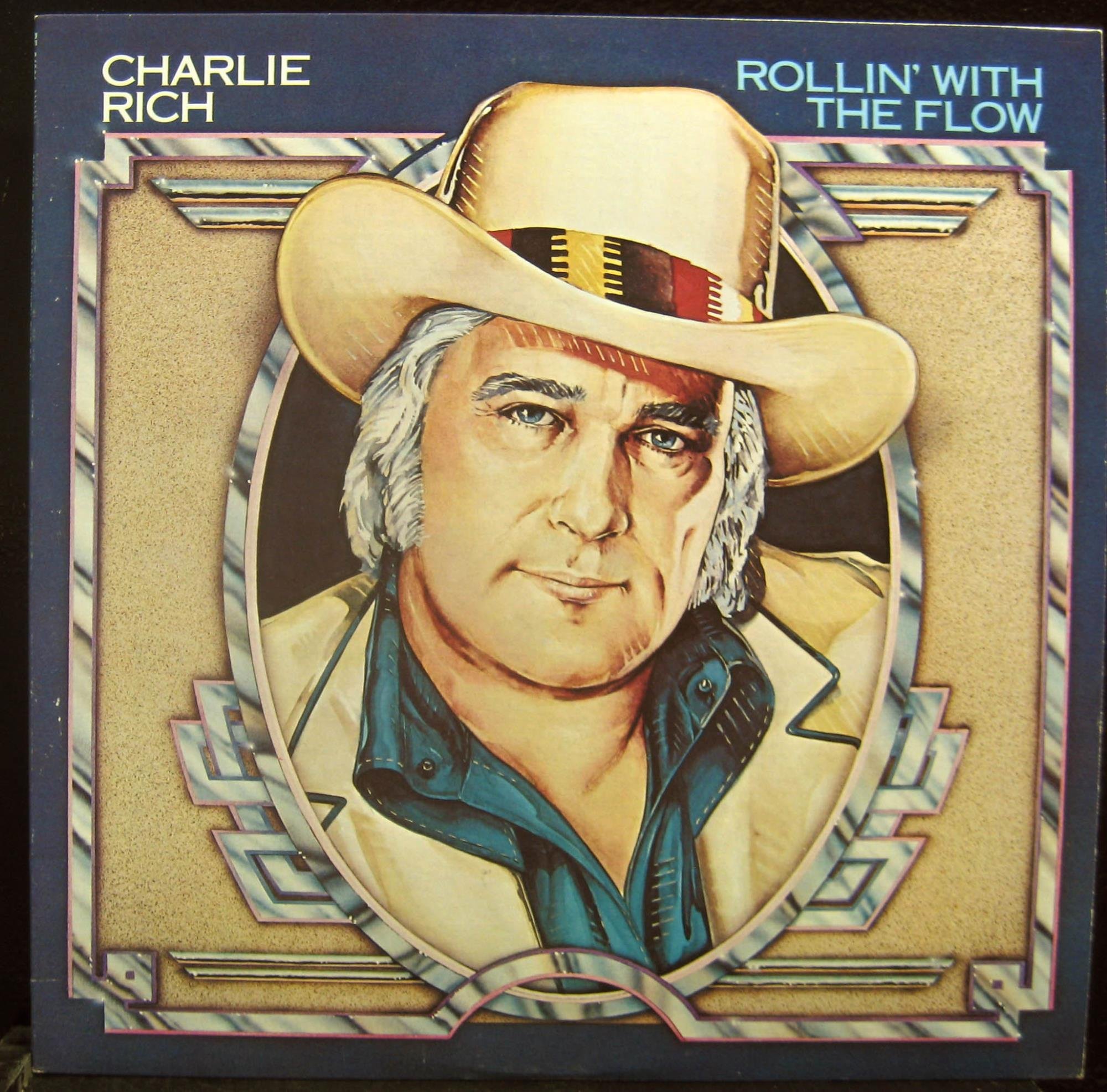 Charlie Rich Rollin' With The Flow Vinyl Record LP - Classic Country Music Collectible - Perfect for Home Listening & Vintage Music Collections