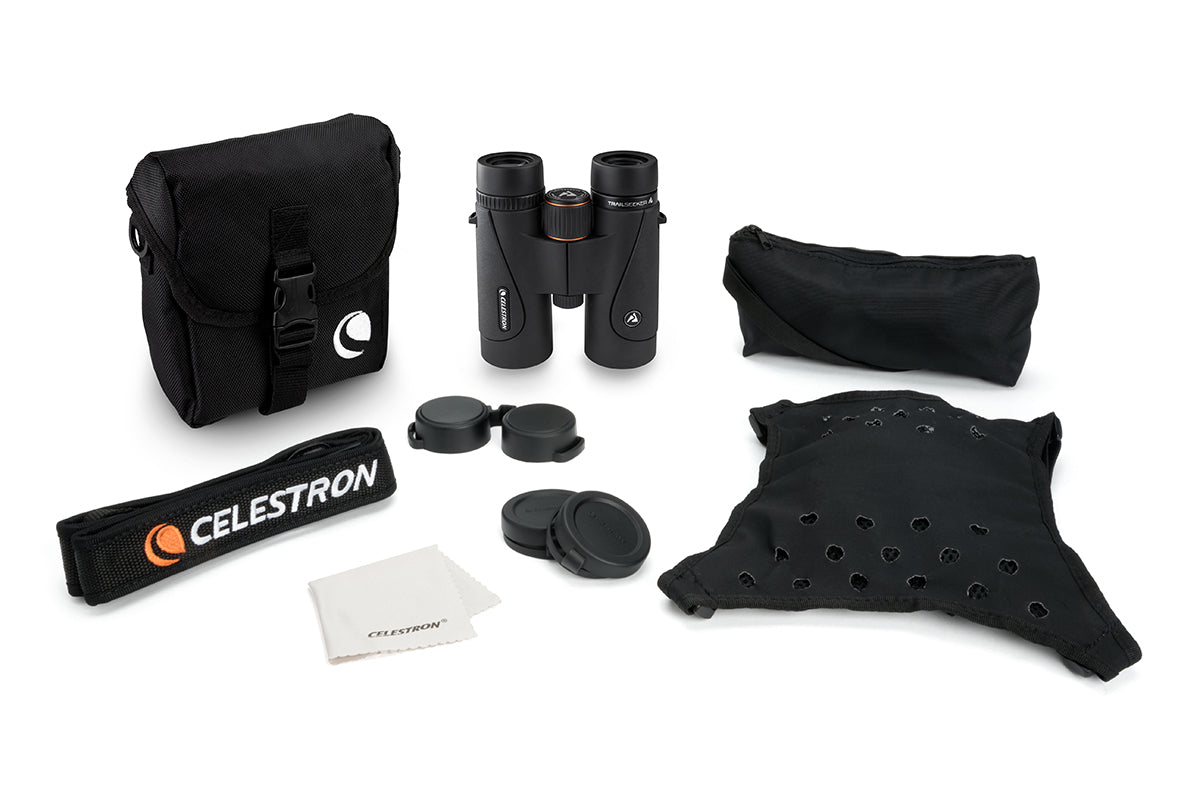Premium Used TrailSeeker 10x42mm Roof Prism Binoculars - HD Optics for Bird Watching, Hiking & Outdoor Adventures