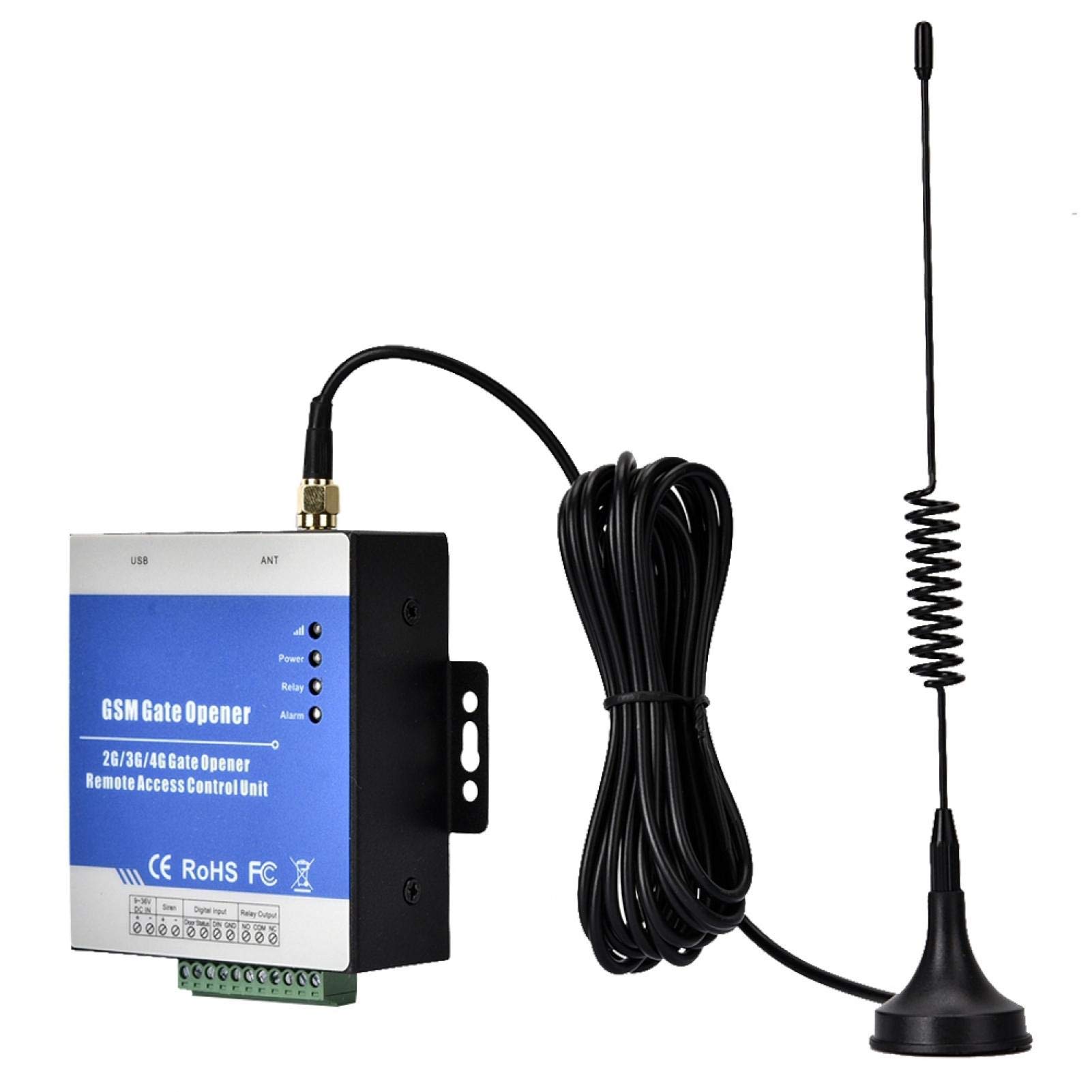 Kuuleyn RTU5025 GSM Sliding Gate Opener - Remote Access Controller for Garage Doors & Entry Gates with US Plug | Secure Property Access for Homes, Businesses & Parking Lots