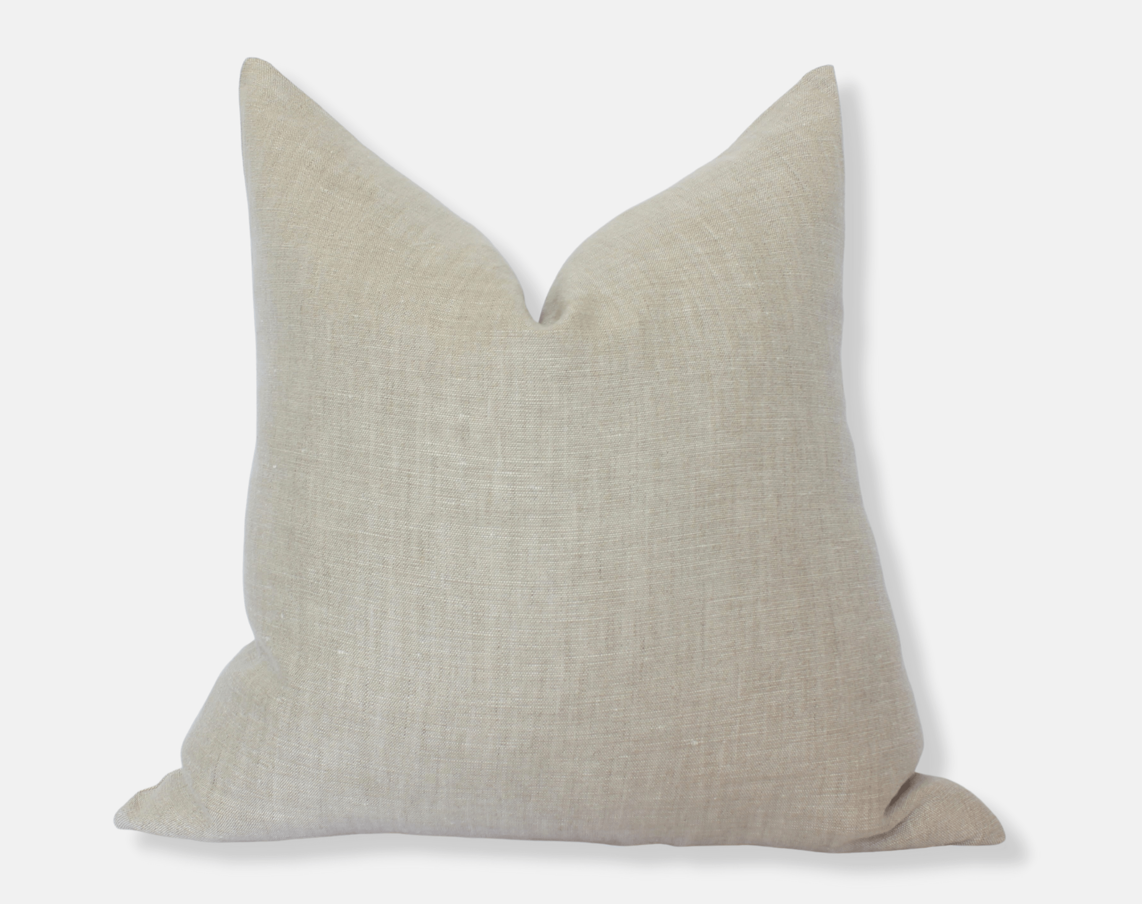 Organic Oatmeal Linen Pillow Cover - Breathable & Hypoallergenic Bedding for Home Decor, Sofa, Bedroom & Living Room - Eco-Friendly Natural Fiber Pillowcase for Comfort & Style