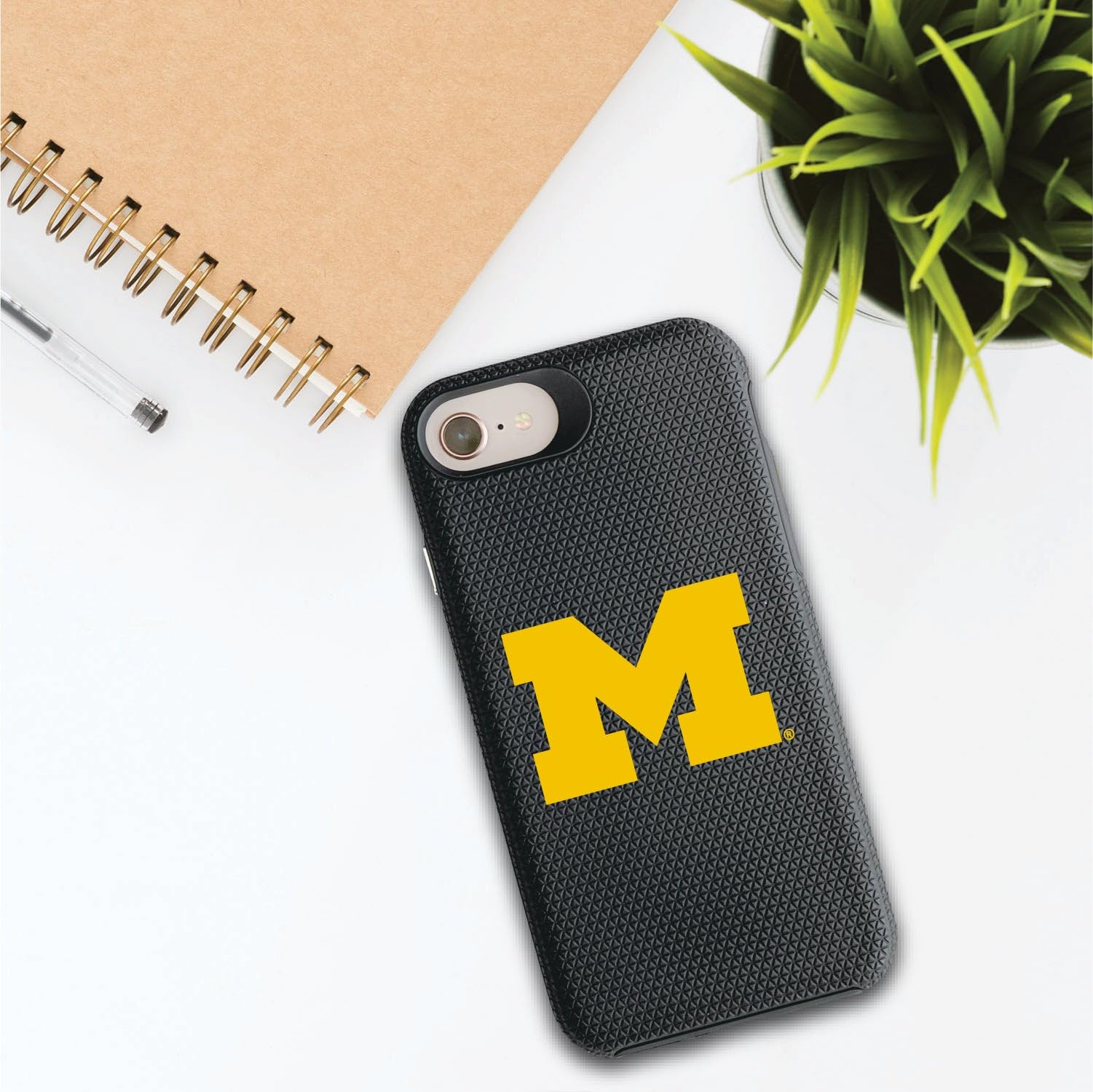 OTM Essentials Durable Shockproof Phone Case for iPhone 12 Mini - University of Michigan Wolverines Design - Perfect for Campus Life & Outdoor Protection