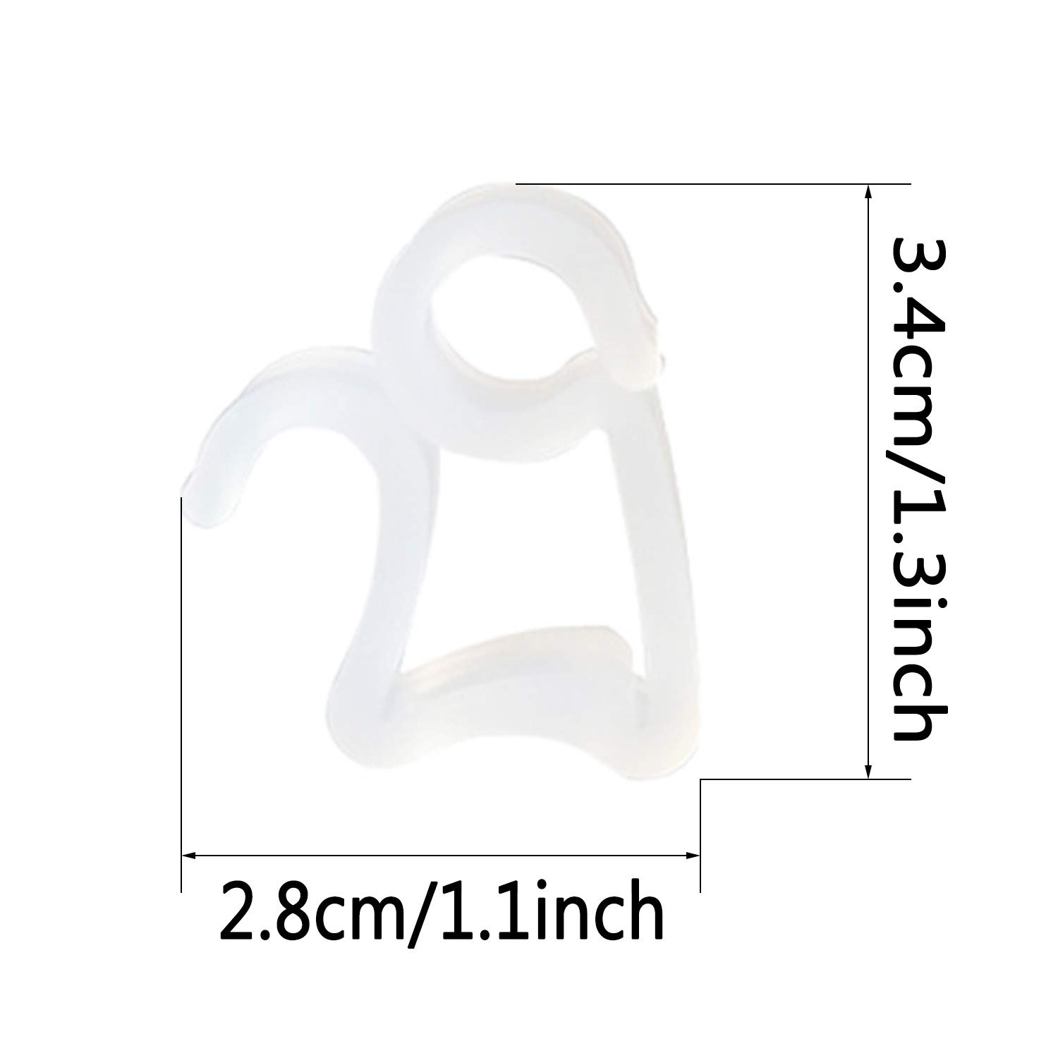 200-Pack Easter Light Clips - Universal Gutter Hooks for Outdoor String Lights - Durable Command Strips for Holiday & Party Decorations - Perfect for Easter, Christmas, and Outdoor Lighting Displays