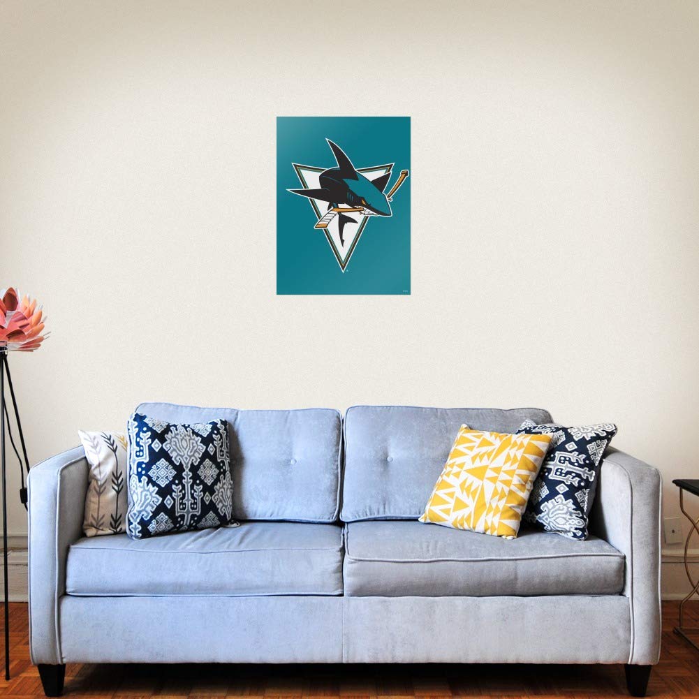 NHL San Jose Sharks Logo Wall Decor - Premium Wooden Plaque for Home, Office & Business - Perfect for Sports Fans & Team Spirit