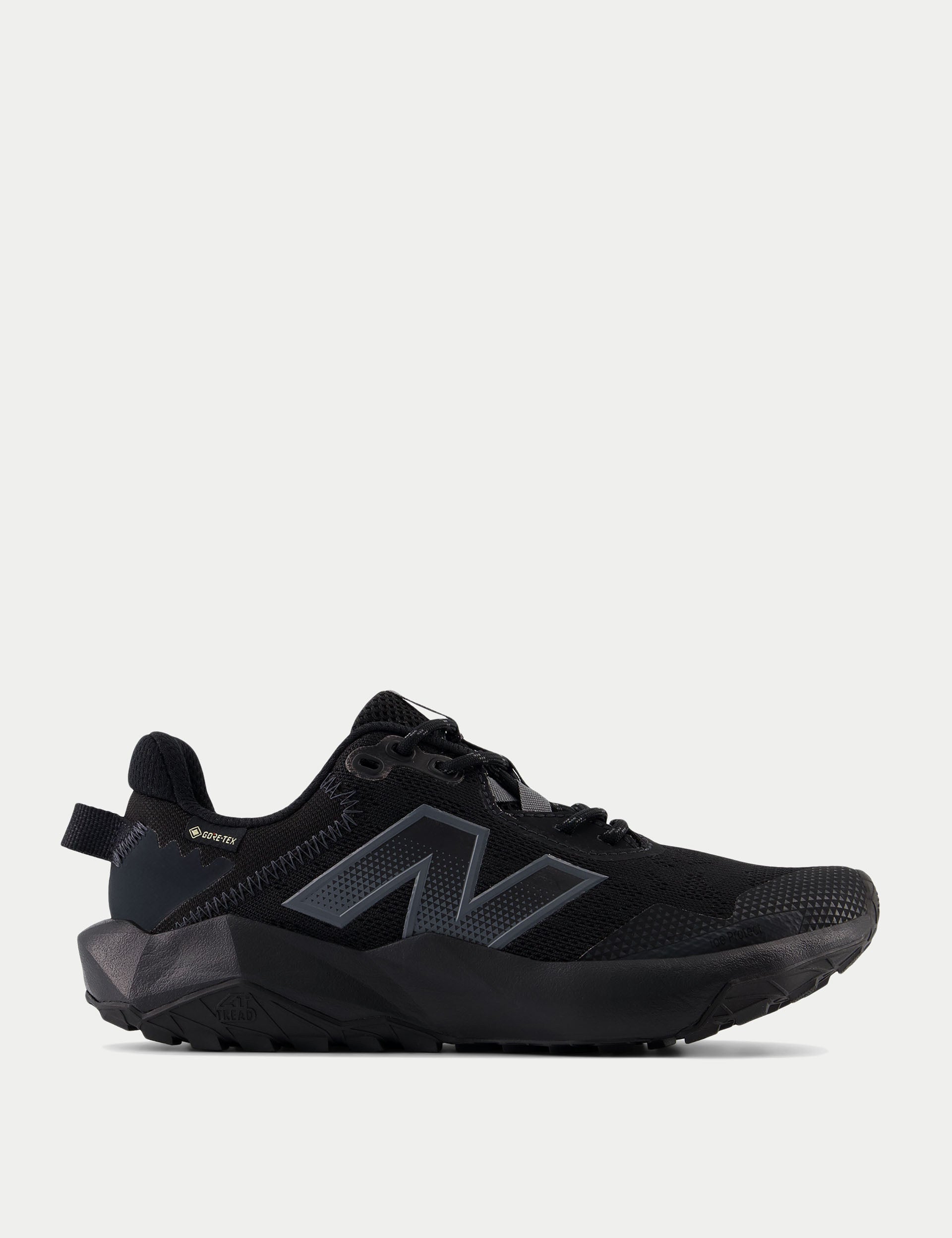 DynaSoft Nitrel v6 Gore-Tex Waterproof Hiking Shoes for Men & Women - Black | Lightweight Trail Running & Outdoor Adventure Footwear