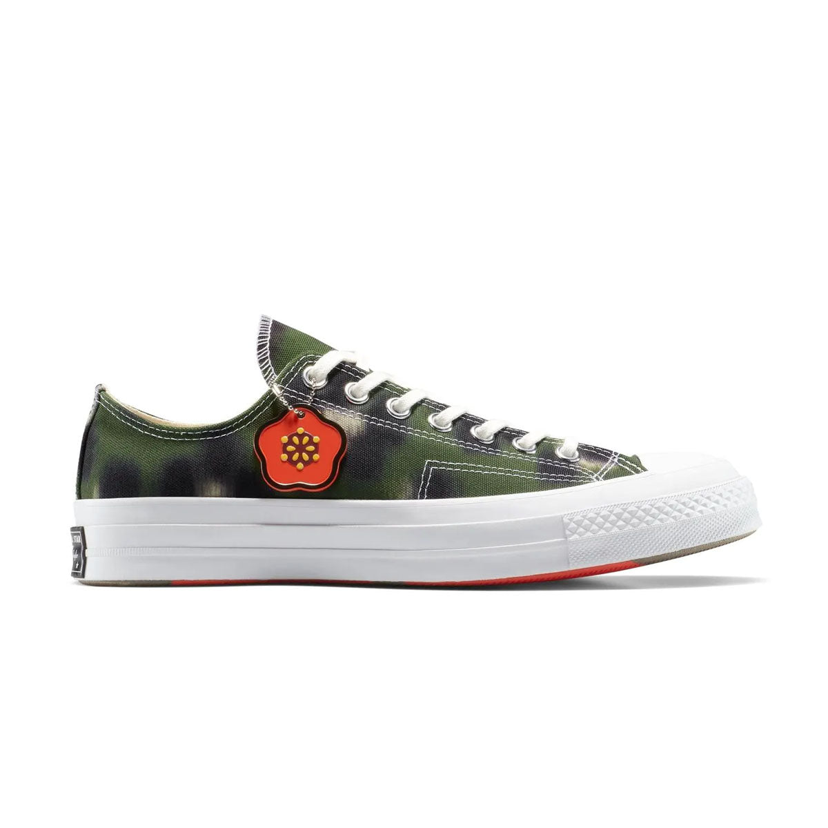 Kenzo Chuck 70 Lo 'Hana Leopard Cypress' Sneakers - Vintage High Top Canvas Shoes for Men & Women - Perfect for Streetwear, Casual Outfits & Retro Fashion Looks