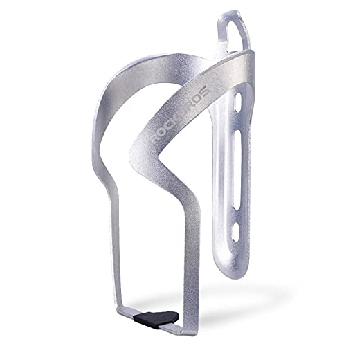 01SHIRTS Lightweight Aluminum Bike Water Bottle Cage - Durable Alloy Bicycle Water Bottle Holder Bracket for Easy Installation - Perfect for Road Bikes, Mountain Bikes & Commuting