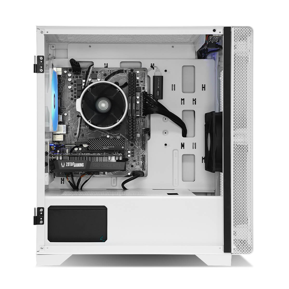 Arasaka RTX 3050 Ryzen 3 4100 Gaming Desktop Computer - High Performance 1080p Gaming PC for Esports, Streaming & Content Creation
