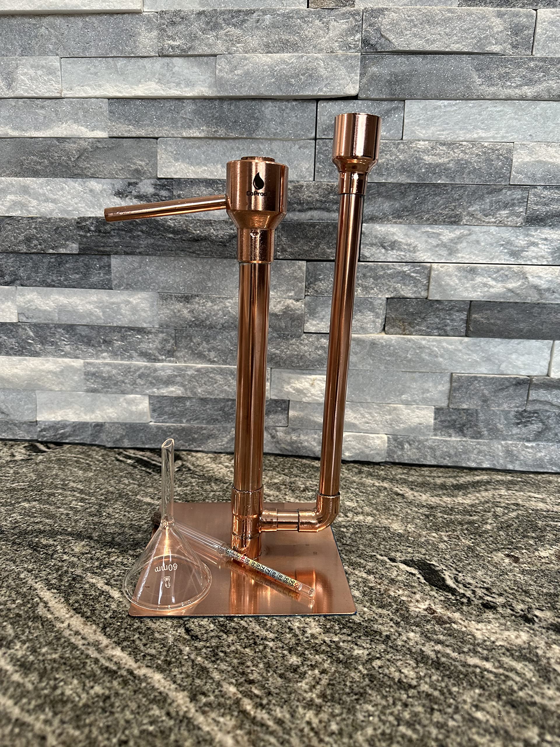 100% Lead-Free Copper Parrot Heads for Air Still Distilling – Perfect for Brewing Beer, Moonshine & Tequila | Includes Funnel & Hydrometer | Ideal for Home Brewing & Craft Distilling
