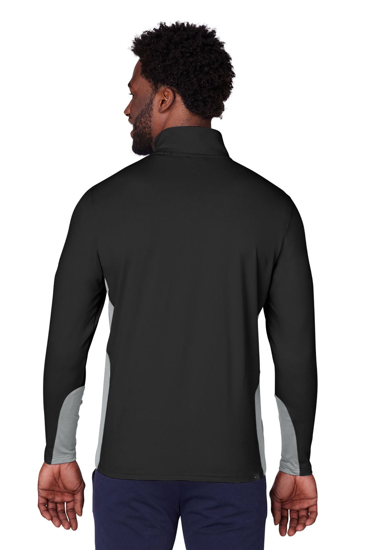 PUMA Men's Custom Gamer Golf Quarter Zip Pullover - Black | Breathable & Stylish for Golfing & Casual Wear