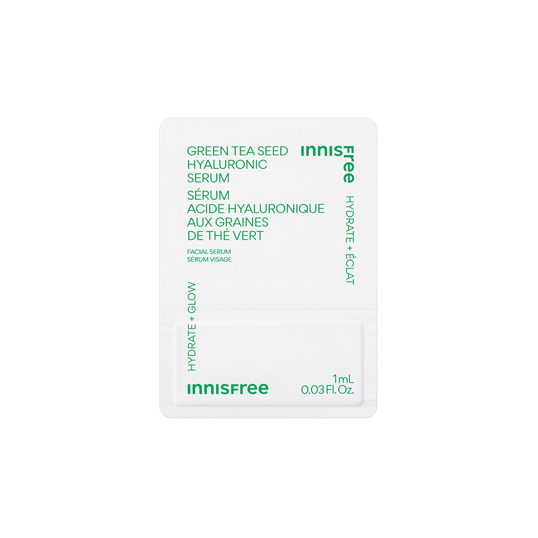 Best Green Tea Hyaluronic Acid Serum 1ml - Hydrating & Anti-Aging Facial Treatment for Glowing Skin | Perfect for Daily Skincare Routine & Night Care