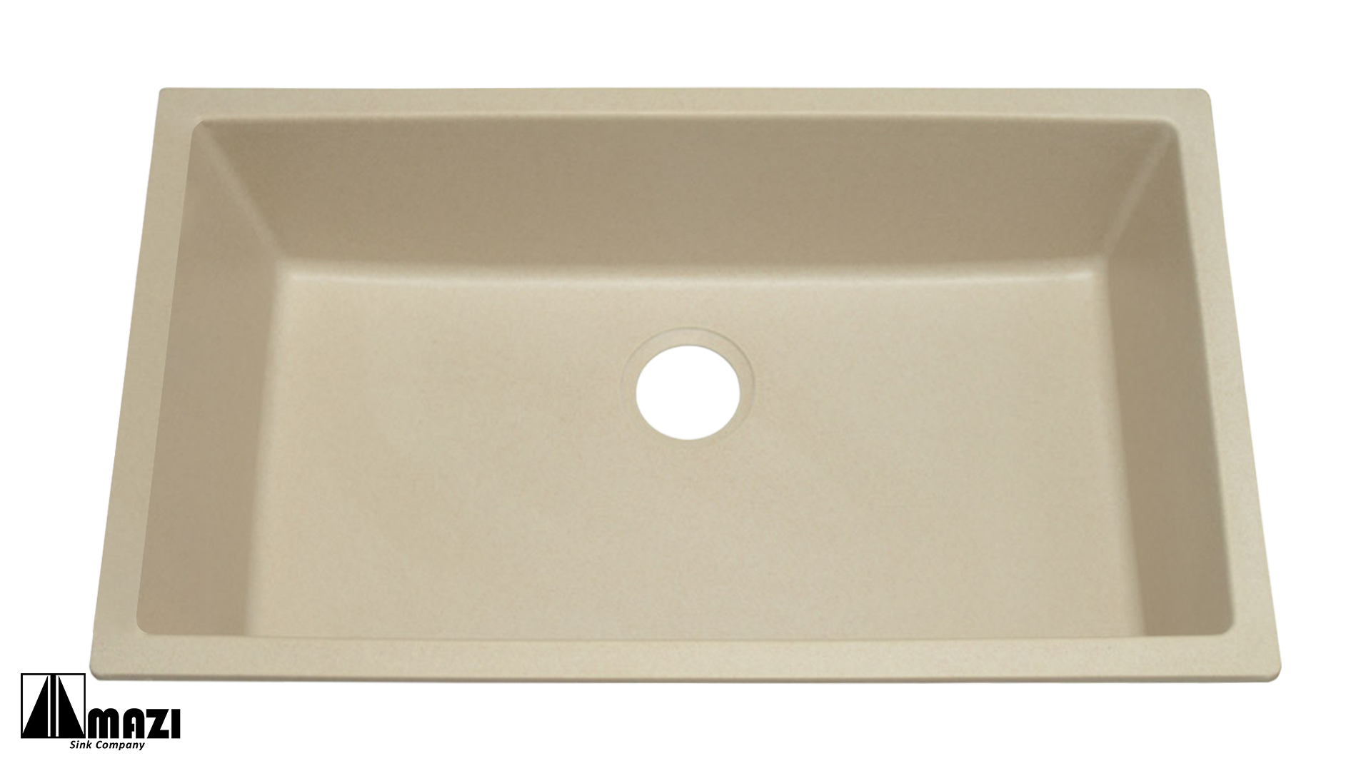 Premium Granite Composite Kitchen Sink KA1 - Heavy Duty 33x22 Inch Undermount Single Bowl Sink for Modern Kitchens, Restaurants & RV Use