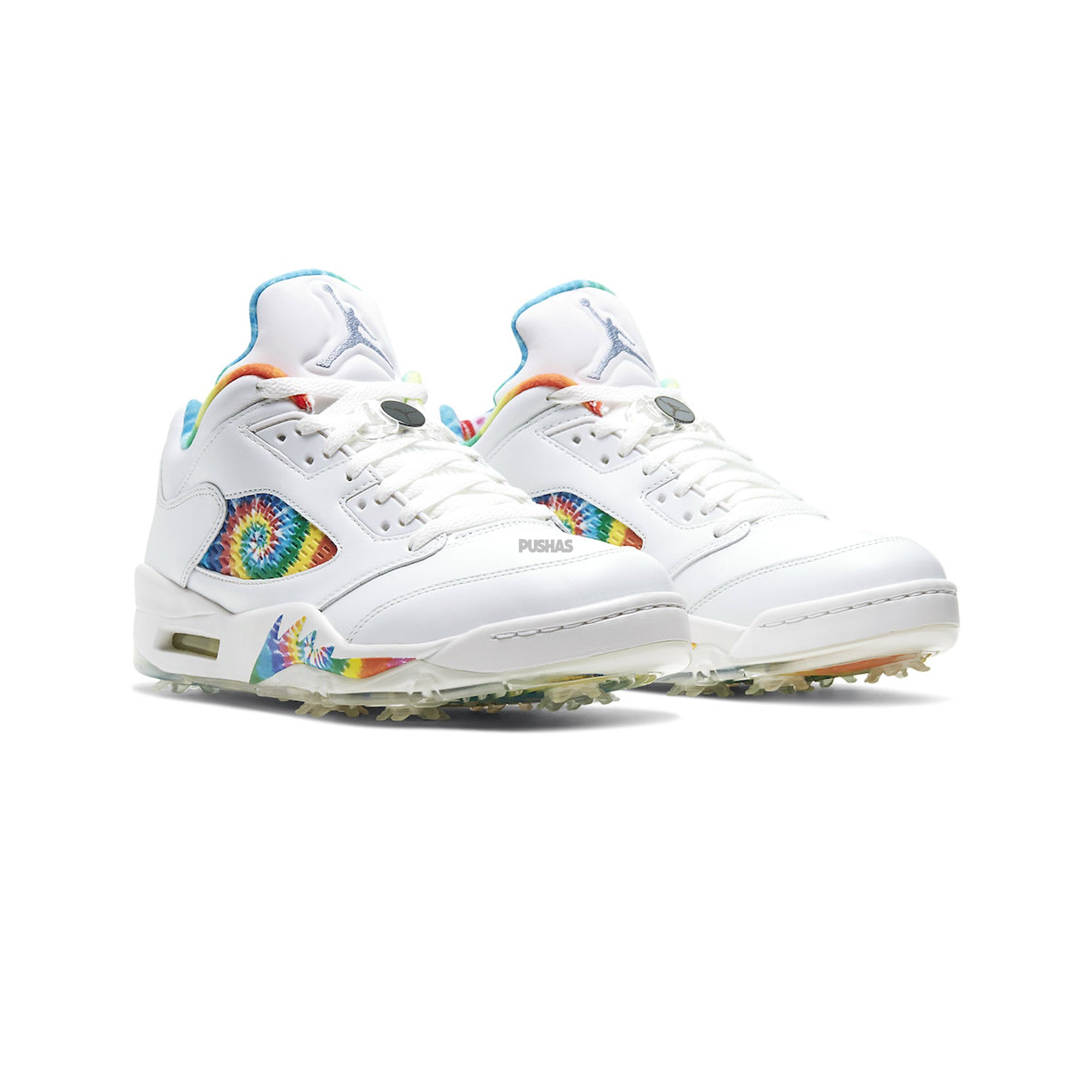 Air Jordan 5 Retro Low Golf Shoes 'Tie Dye' (2020) - Men's Basketball-Inspired Golf Sneakers for Comfort & Style on the Course