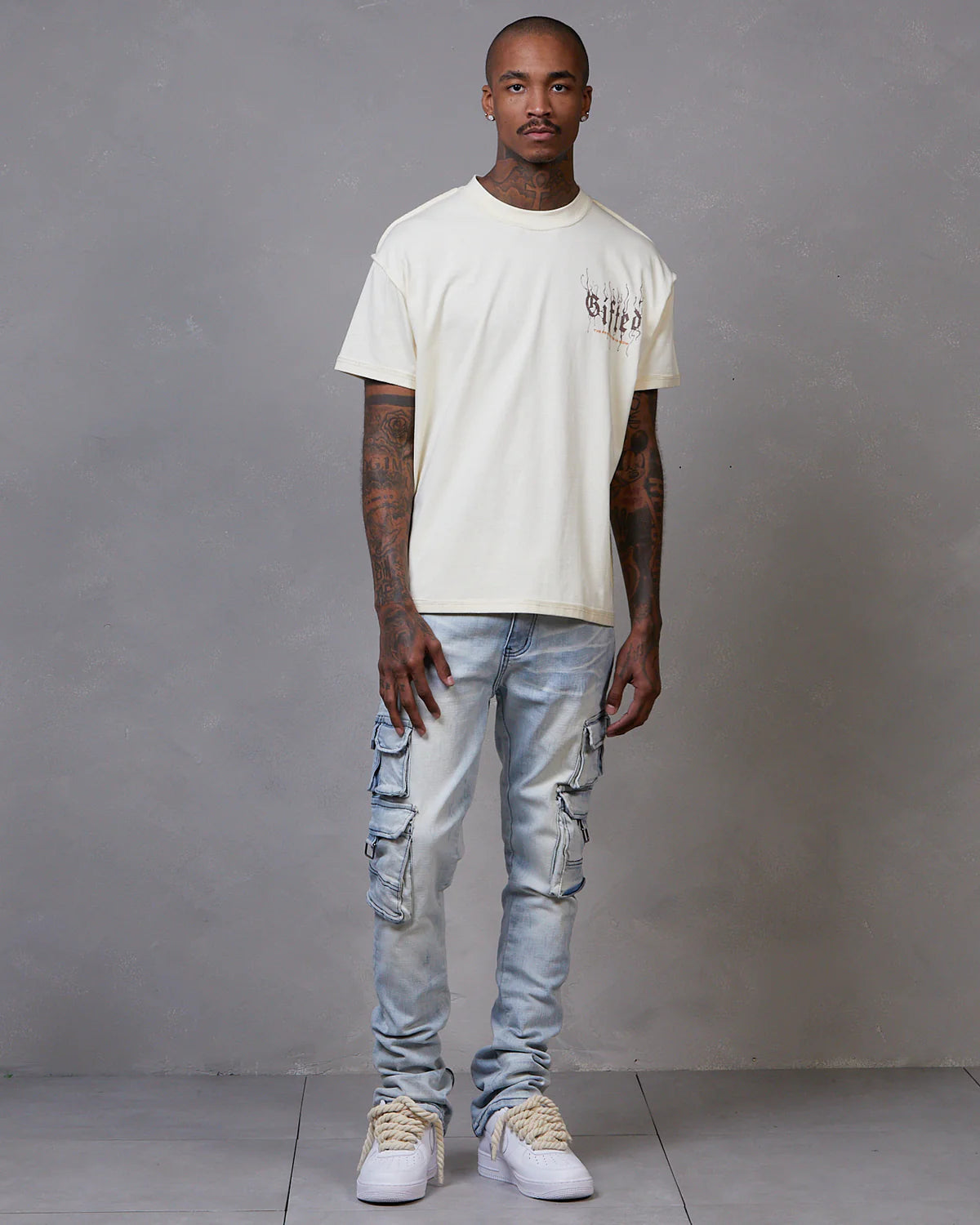 Gftd La REVOLUTION TEE BONE - Trendy Graphic T-Shirt for Men & Women | Perfect for Streetwear, Casual Outfits & Everyday Wear