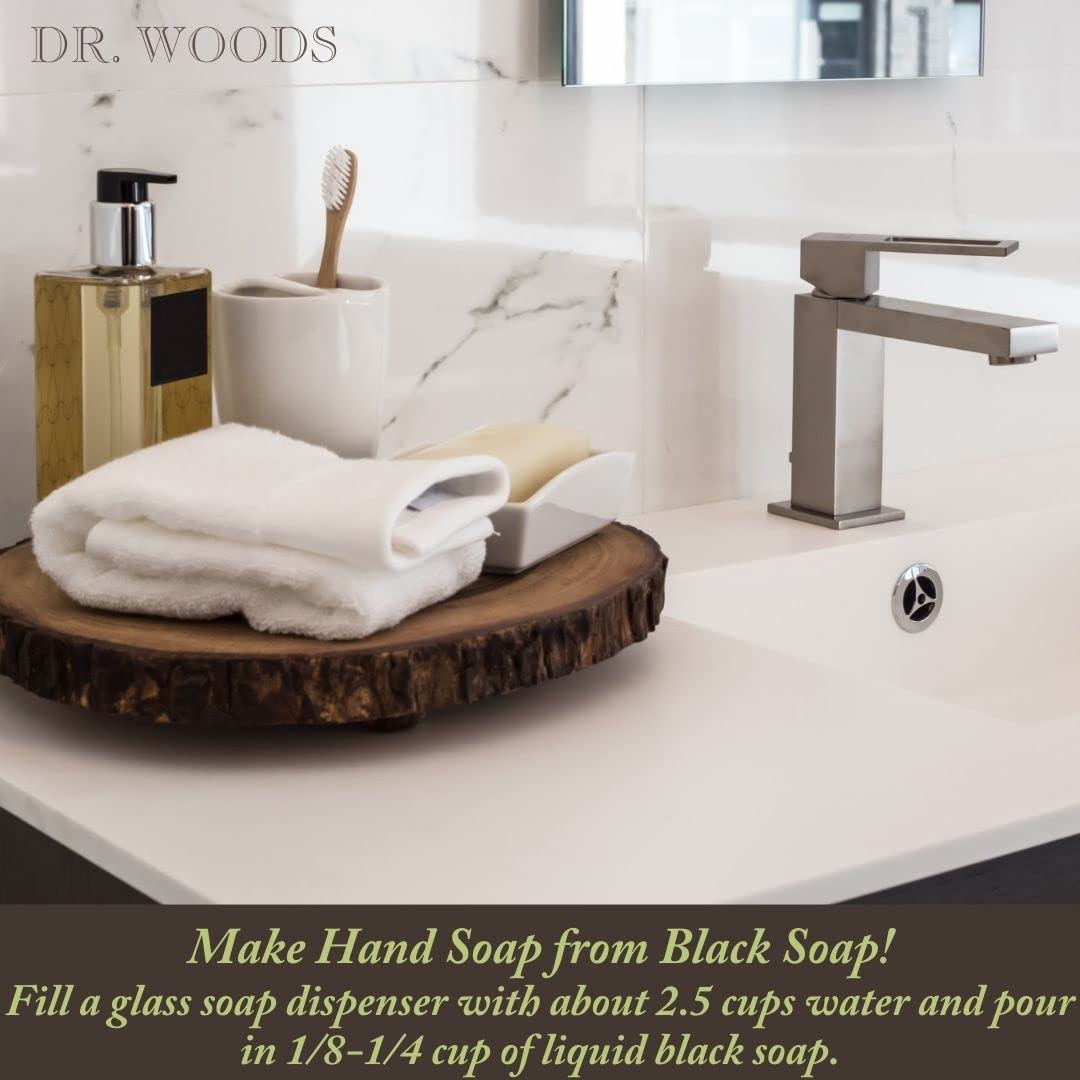 Dr. Woods Black Coconut Papaya Shea Butter Body Wash - 2oz Travel Size | Moisturizing Natural Soap for Dry Skin | Perfect for Gym, Travel & On-the-Go Use
