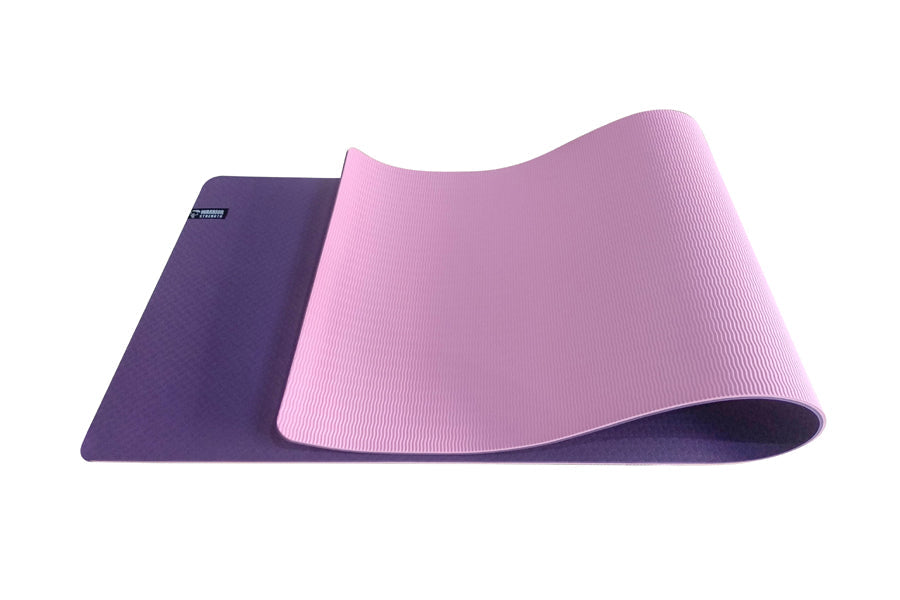 Warrior Yoga Exercise Mat - Non-Slip, Eco-Friendly, Extra Thick for Comfort - Purple - Perfect for Yoga, Pilates, and Home Workouts