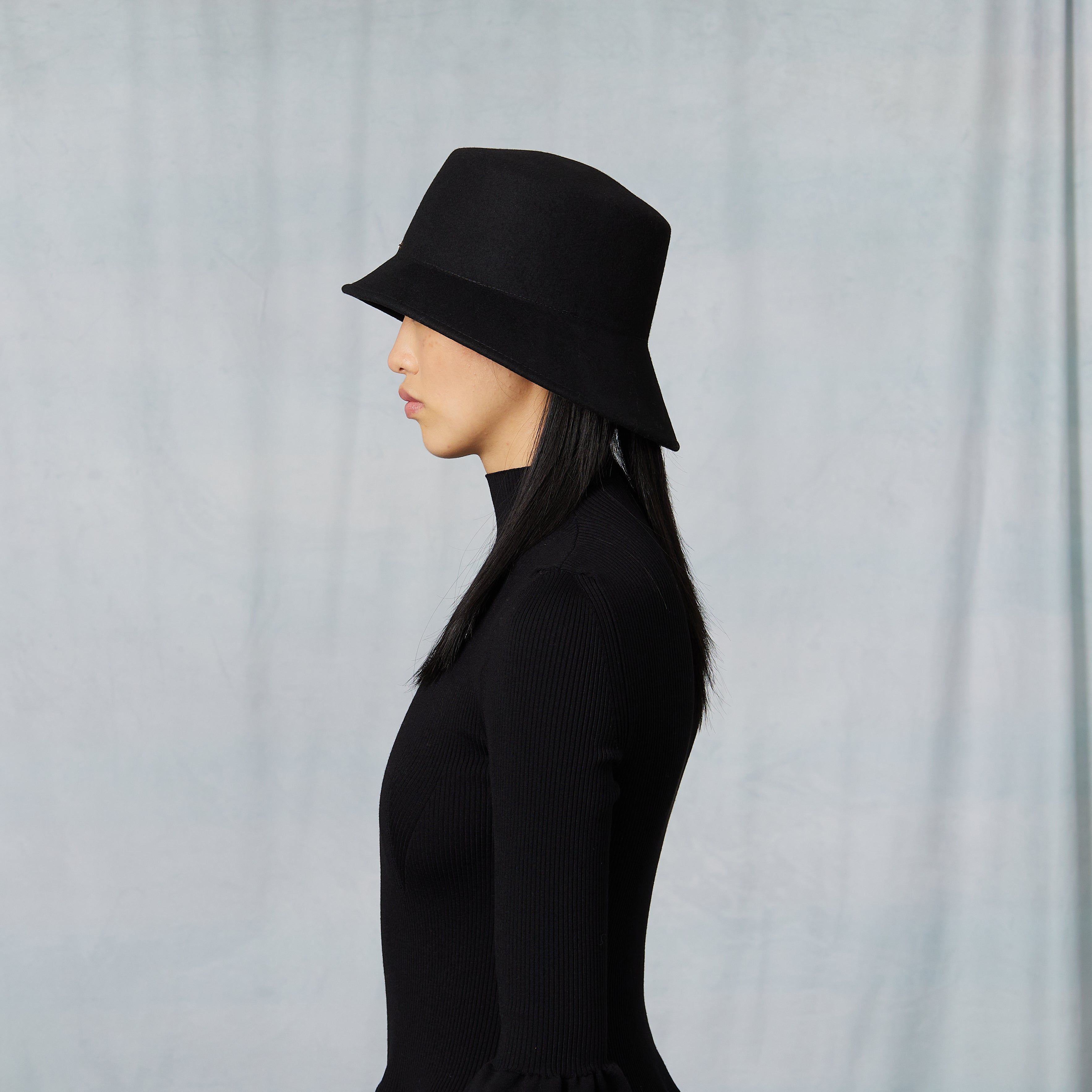 Ruby Red Wool Felt Bucket Hat for Women - Soft & Stylish Sun Protection Outdoor Hat for Beach, Hiking & Fashion