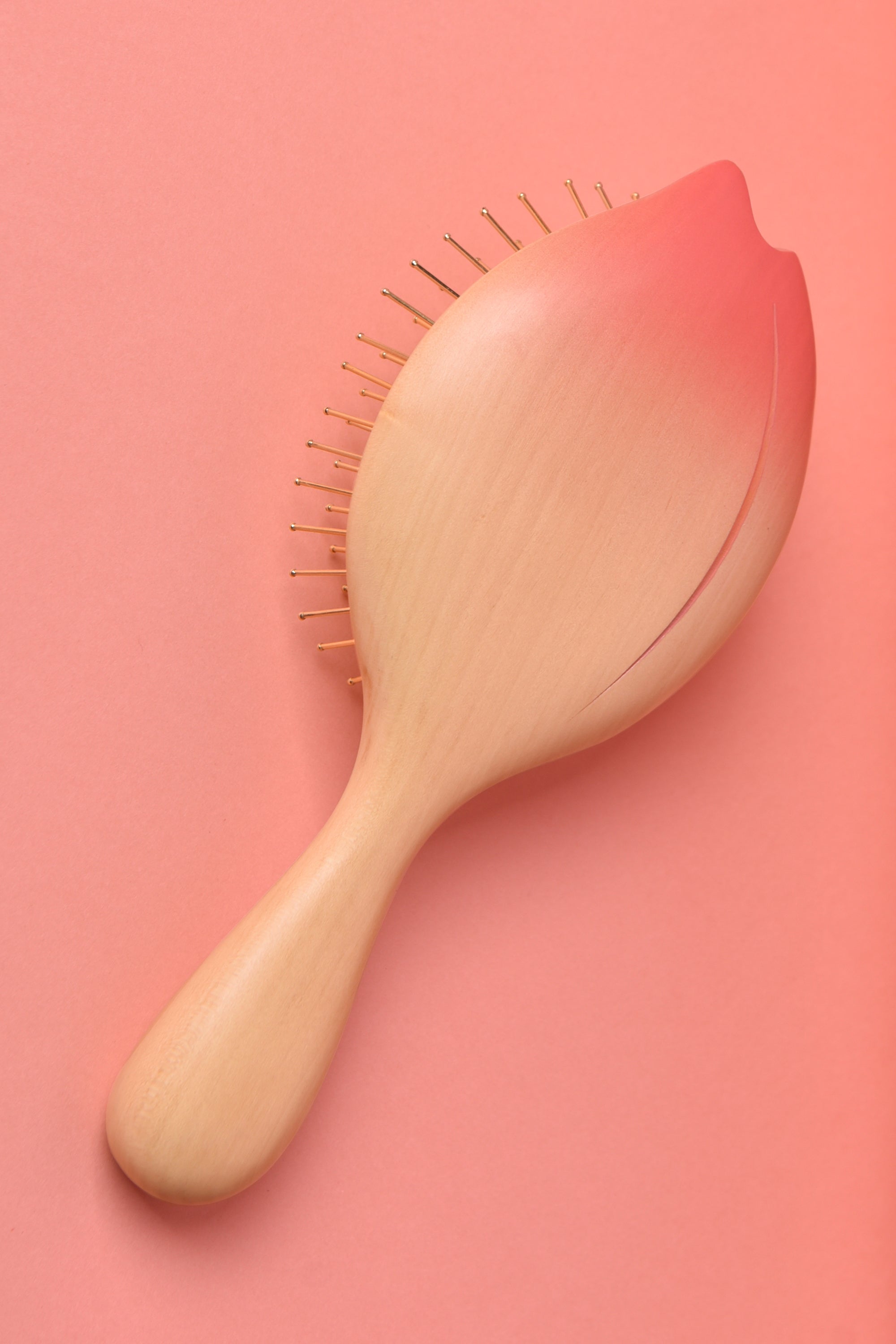 Premium Metal Bristle Cushion Hair Brush for Detangling & Styling - Perfect for Thick, Curly Hair & Scalp Massage at Home or Salon
