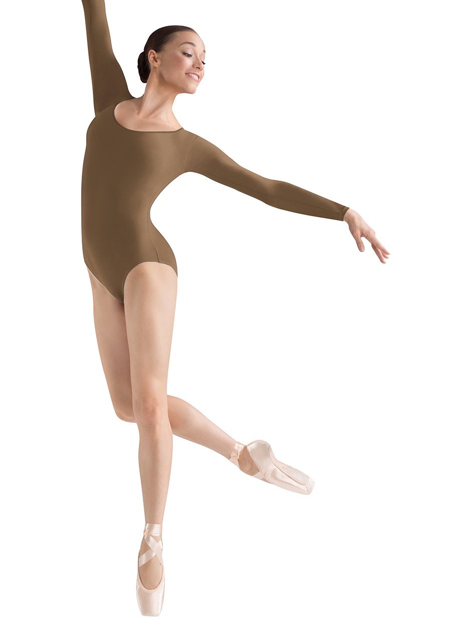 BLOCH Women's Dance Leotard - Long Sleeve Ballet Leotard for Women & Girls - Perfect for Ballet Class, Performance & Dance Practice