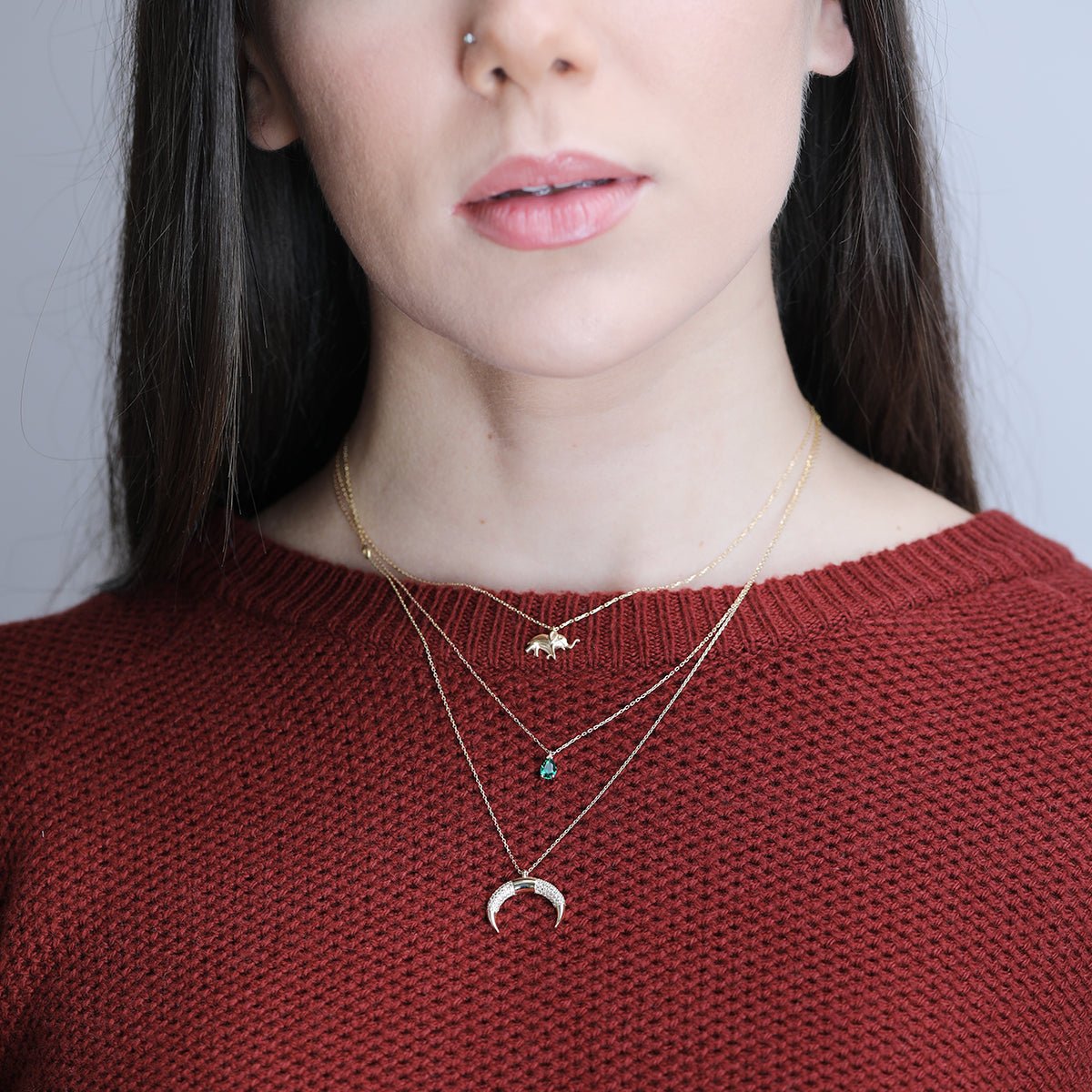 14k Yellow Gold Blue Topaz Teardrop Pendant Necklace for Women | Elegant Dainty Jewelry Gift for Birthday, Anniversary & Special Occasions