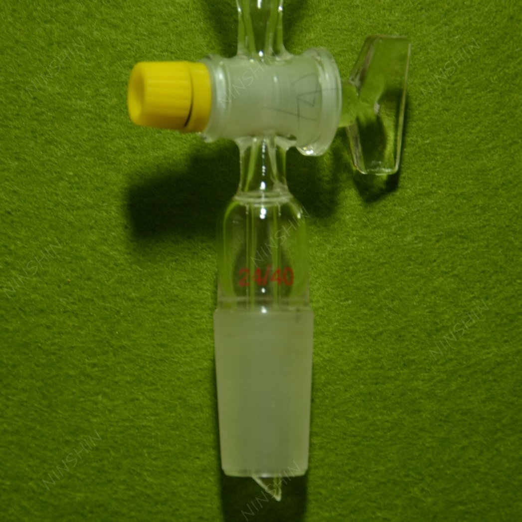 250ml Pear Shape Glass Separatory Funnel with 24/40 Joint & Glass Stopcock - Lab Glassware for Chemical Extraction, Essential Oil Distillation & Chemistry Experiments