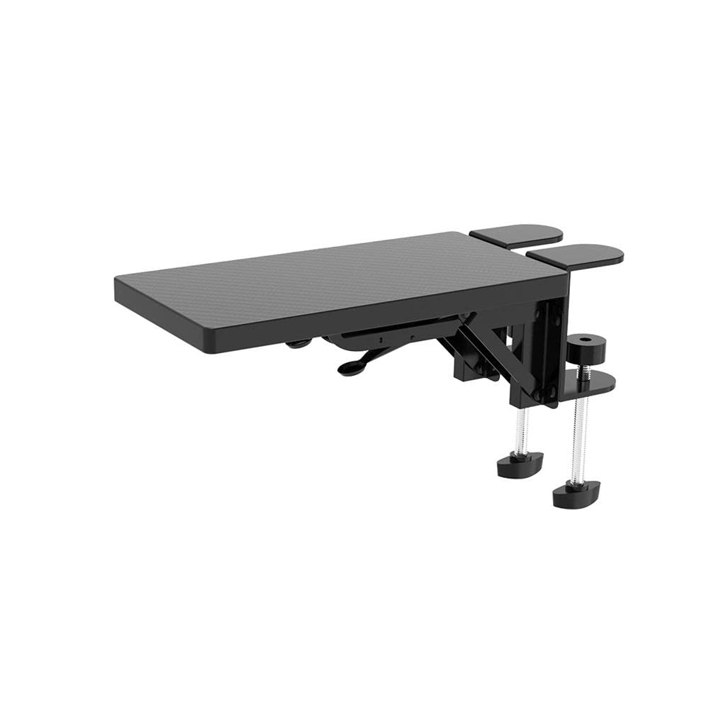 FAKEME Ergonomic Computer Arm Rest for Desk - Stress Relief Wrist Support, Punch-Free Design for Home & Office Workspace (Black) - Perfect for Typing, Gaming & Long Work Sessions
