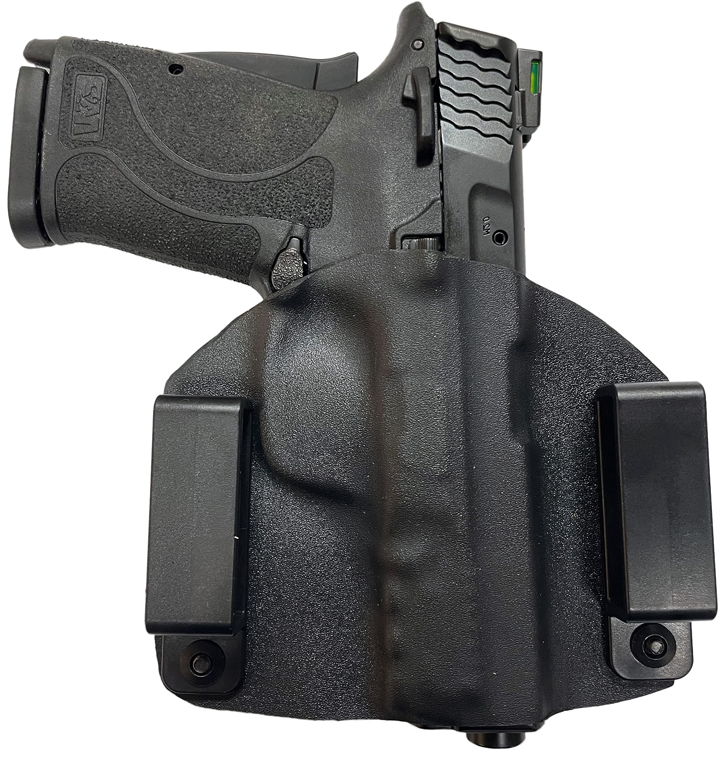 OWB Kydex Hip Gun Holster for Ruger SR9 & SR40 Compact - Left Hand Carry - Comfortable & Secure Outside The Waistband Concealment - Perfect for Range Training, Open Carry & Tactical Use
