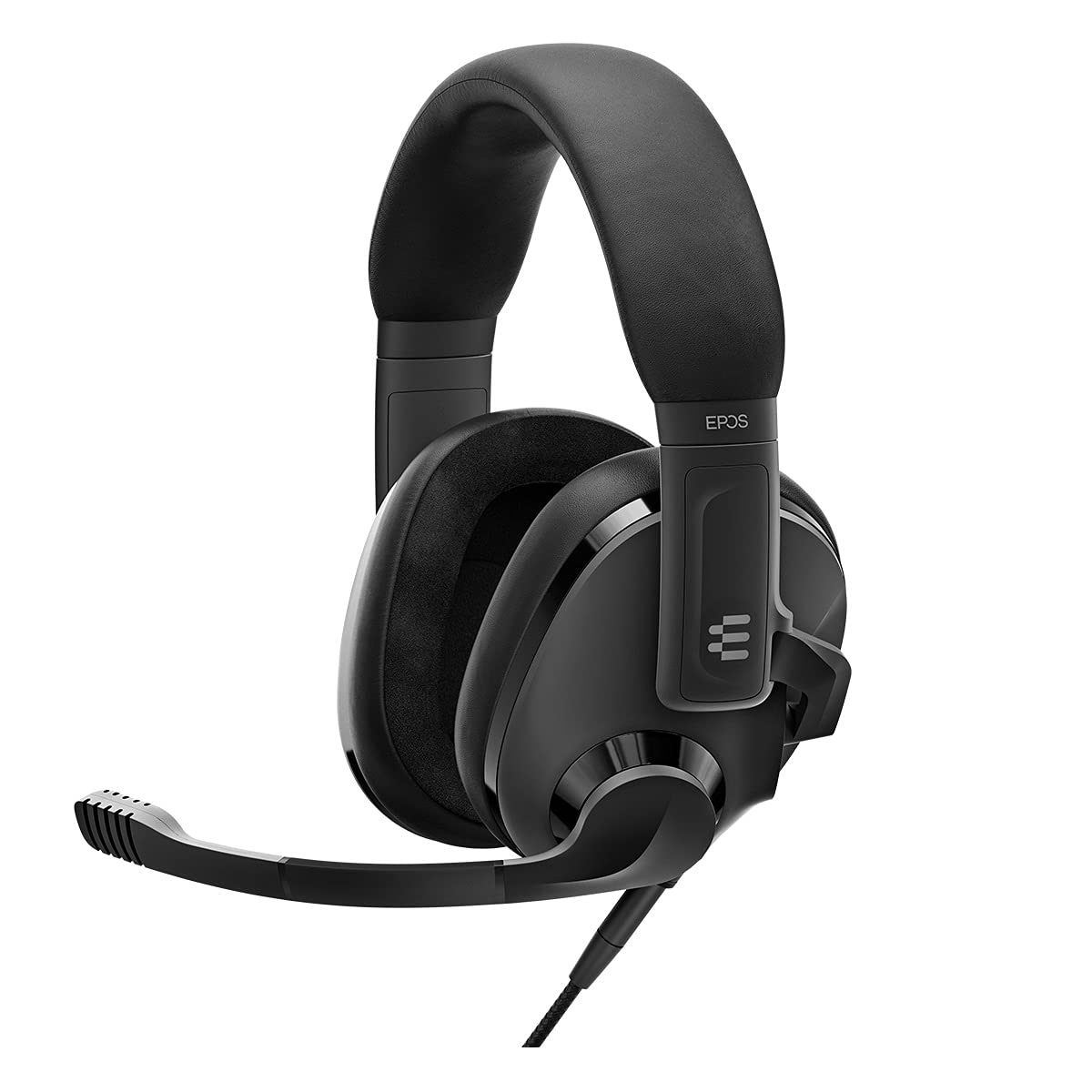 EPOS H3 Closed-Back Gaming Headset with Noise-Cancelling Mic - Wired Over-Ear Headphones for PC, Mac, PS4, PS5, Xbox & Switch | Comfortable for Long Gaming Sessions & Online Meetings (Renewed, Onyx Black)