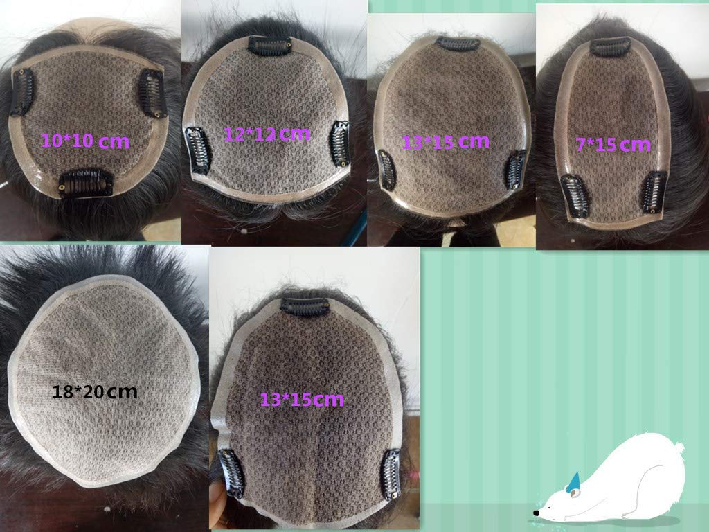Natural Human Hair Toppers for Women - Clip In Hair Piece with Thinning Hair Solution, Invisible Silk Base 4x4 Inches, Long Hair Extensions for Volume & Coverage | Perfect for Daily Wear, Special Occasions & Hair Loss Concealment