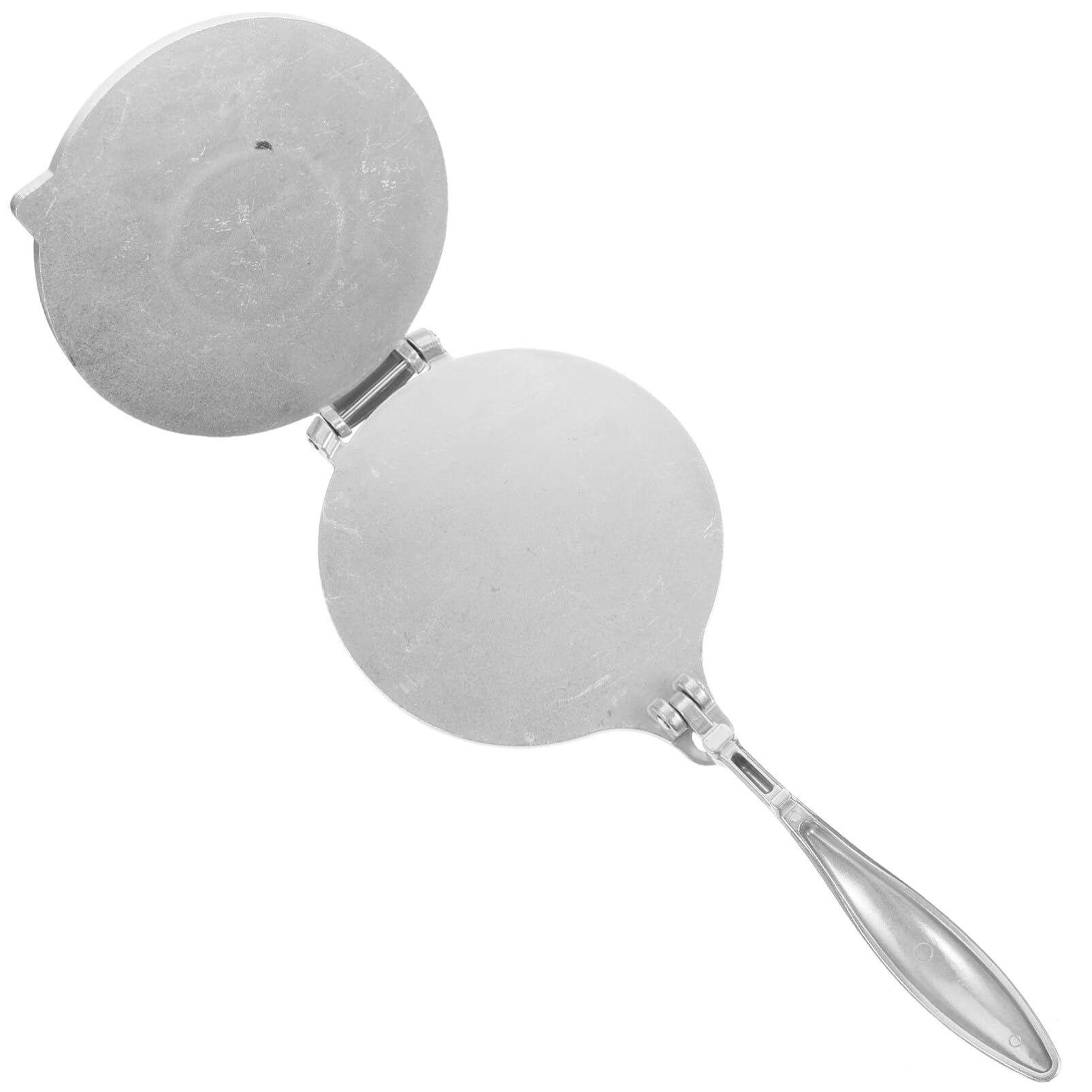 8-Inch ABOOFAN Tortilla Press - Dough Press for Quesadillas, Empanadas, Chapati & Roti - Heavy Duty Cast Iron Tortilla Maker with 20cm Silver Plates - Perfect for Mexican, Indian & Homemade Pizza Dough