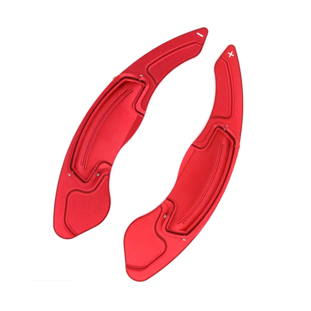 2X Aluminum Alloy Steering Wheel Shift Paddle Shifter Extension for Honda Spirior Accord Odyssey AVANCIER Acura CR-V UR-V CIVIC - Red (Enhances Driving Performance & Sporty Look)