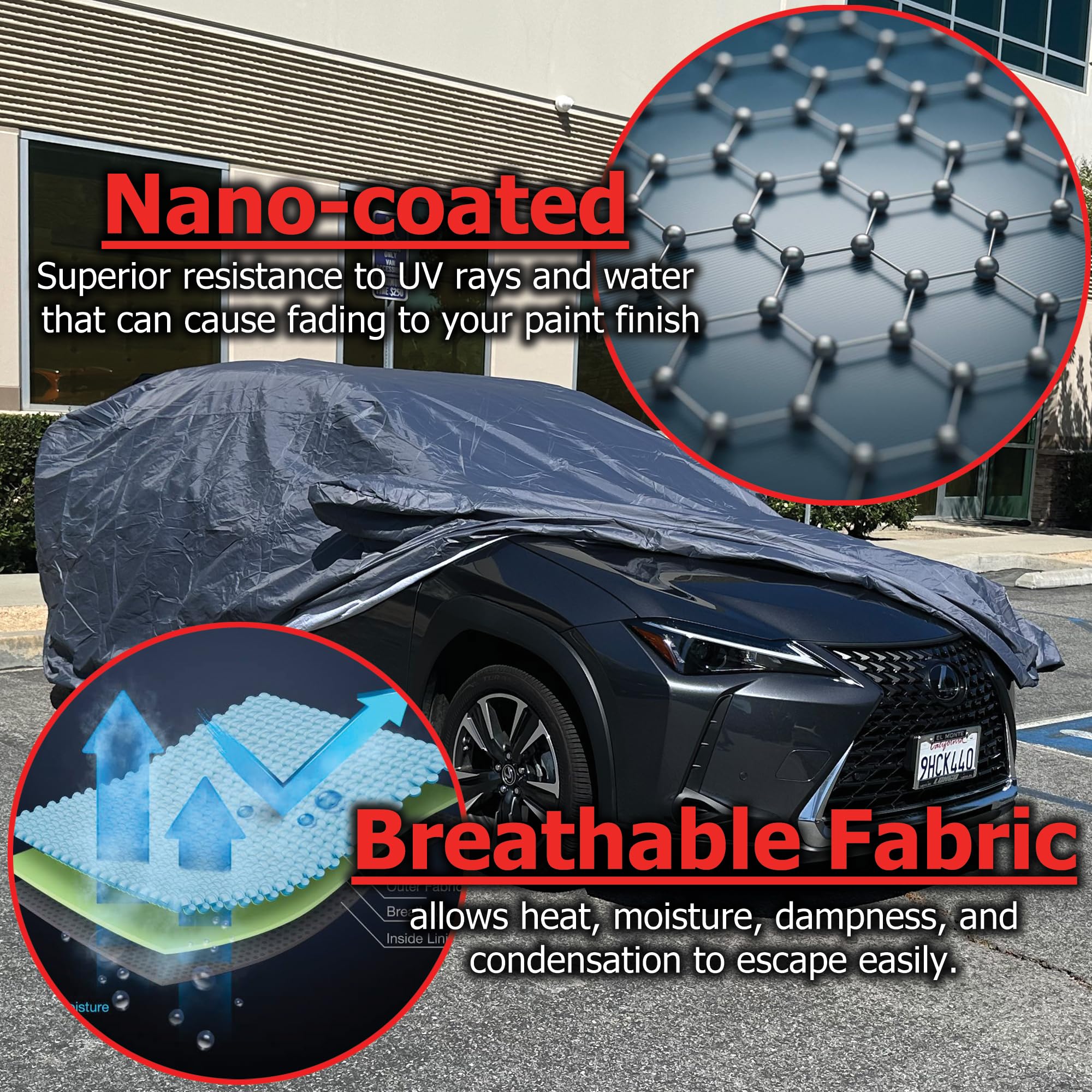 2021-2025 Volkswagen Golf GTI & Golf R Car Cover - XTREMECOVERPRO Diamond Series Waterproof Outdoor Car Cover (Grey) - All Weather Protection for Rain, Snow, Sun & Dust