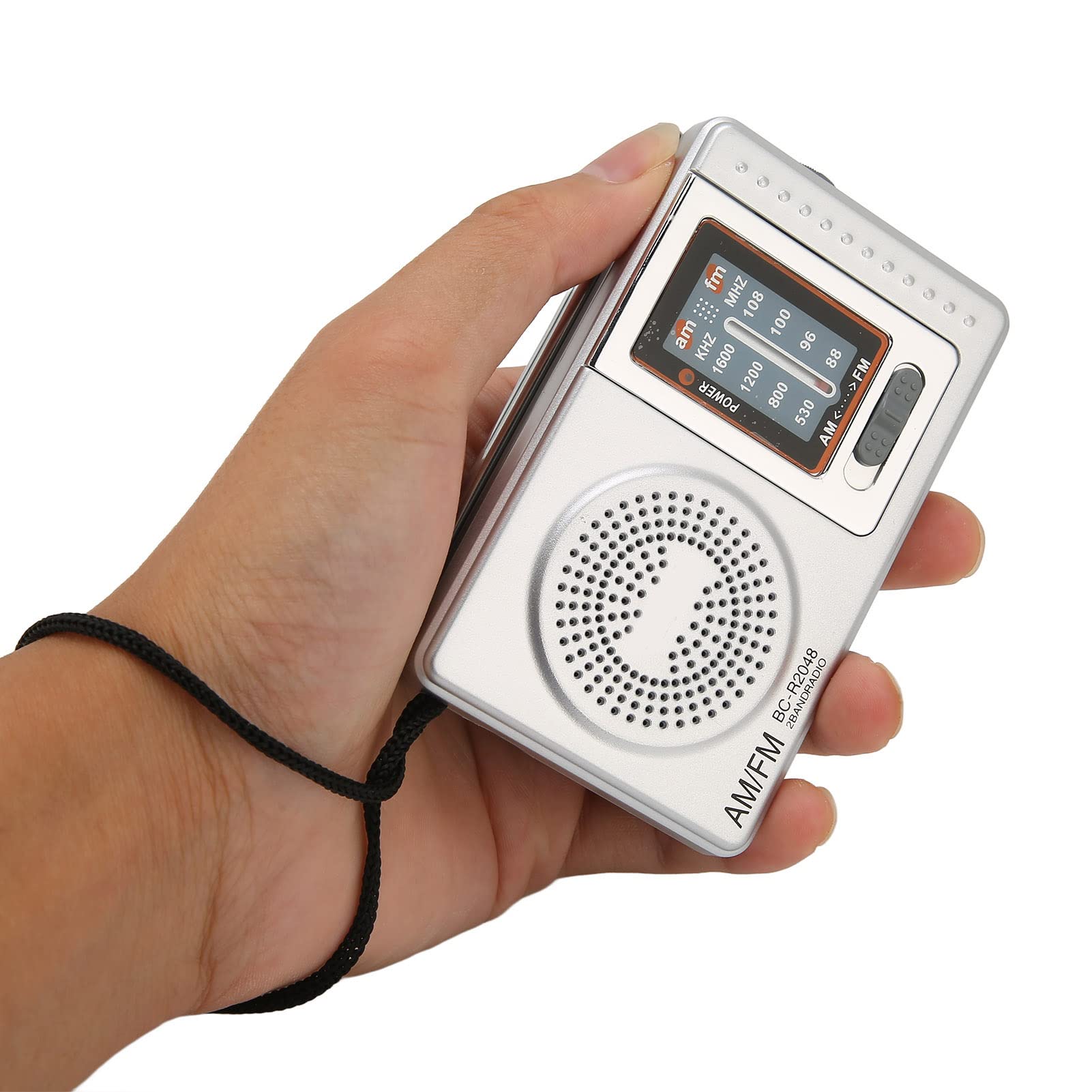 Portable AM FM Digital Radio with Built-in Speaker - Compact Transistor Radio for Home, Travel, Camping & Outdoor Activities