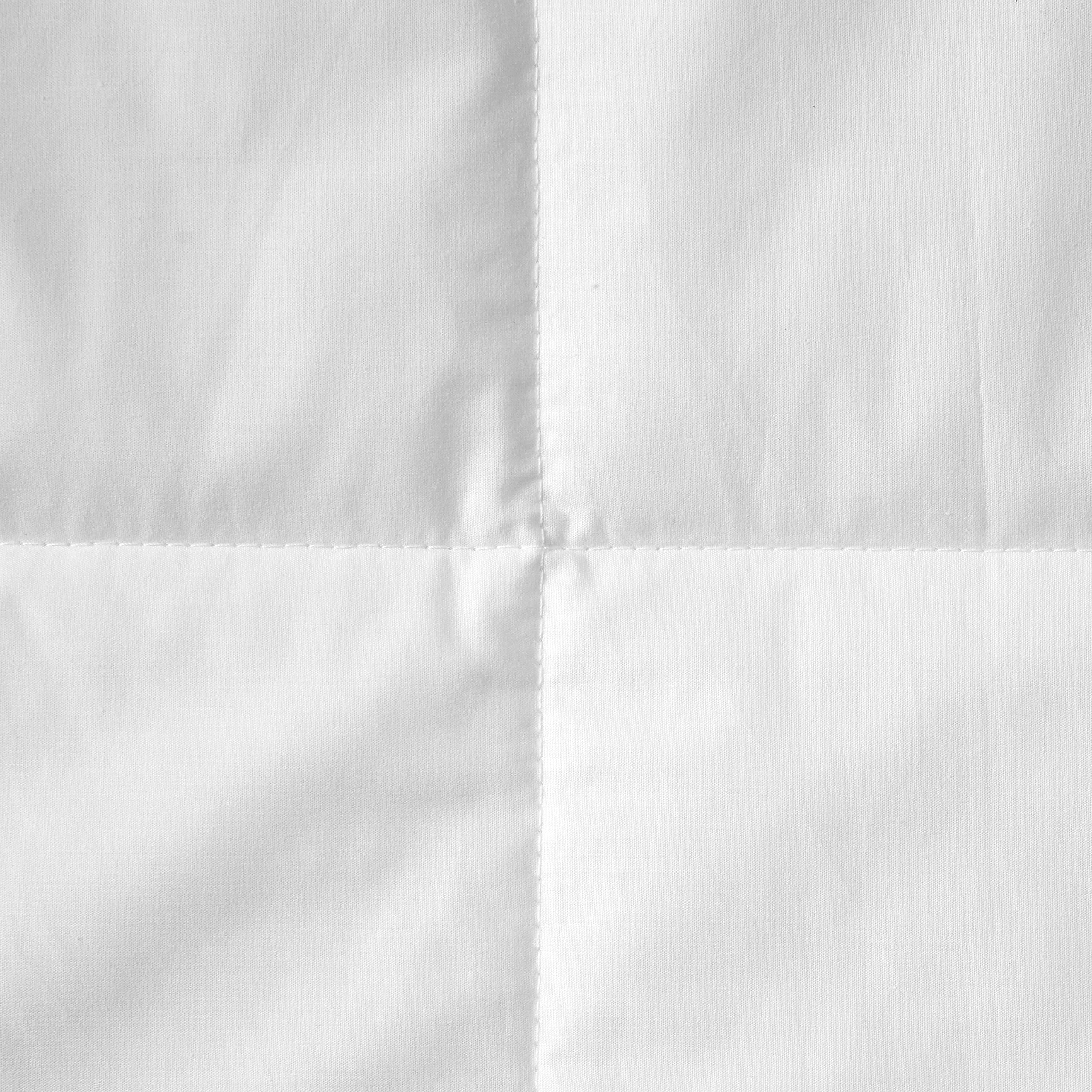 Martex EcoPure 100% Organic Cotton Queen Size Blanket - Lightweight All-Season Comforter Alternative - Box Stitched Design (90x90 Inches, White) - Perfect for Bedroom, Guest Room & Cozy Home Decor