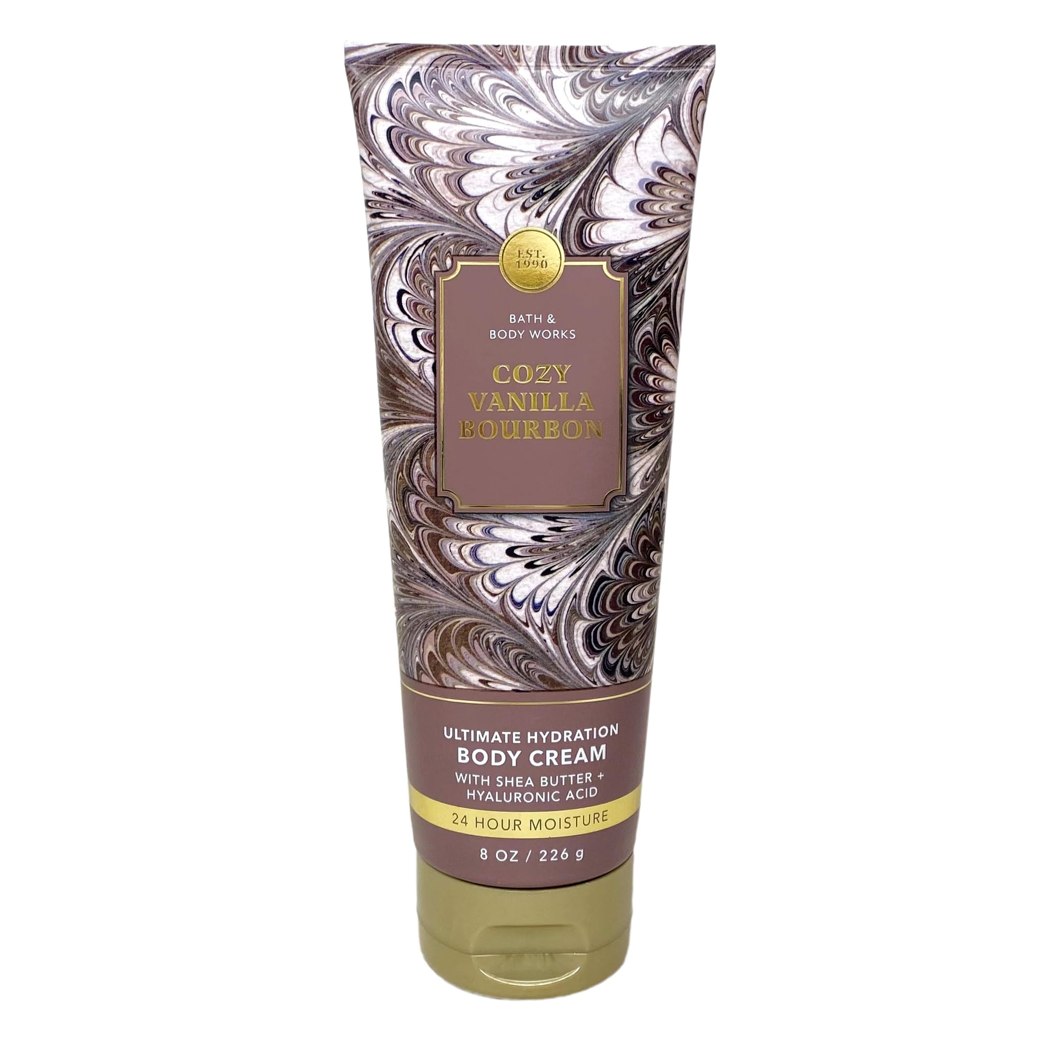 Bath & Body Works Cozy Vanilla Bourbon 3-Piece Gift Set - Fragrance Mist, Body Wash & Body Cream with Creamy Rose Soap Bar | Luxurious Vanilla Scented Bath & Body Care Set for Women | Perfect for Gifts, Self-Care & Relaxation