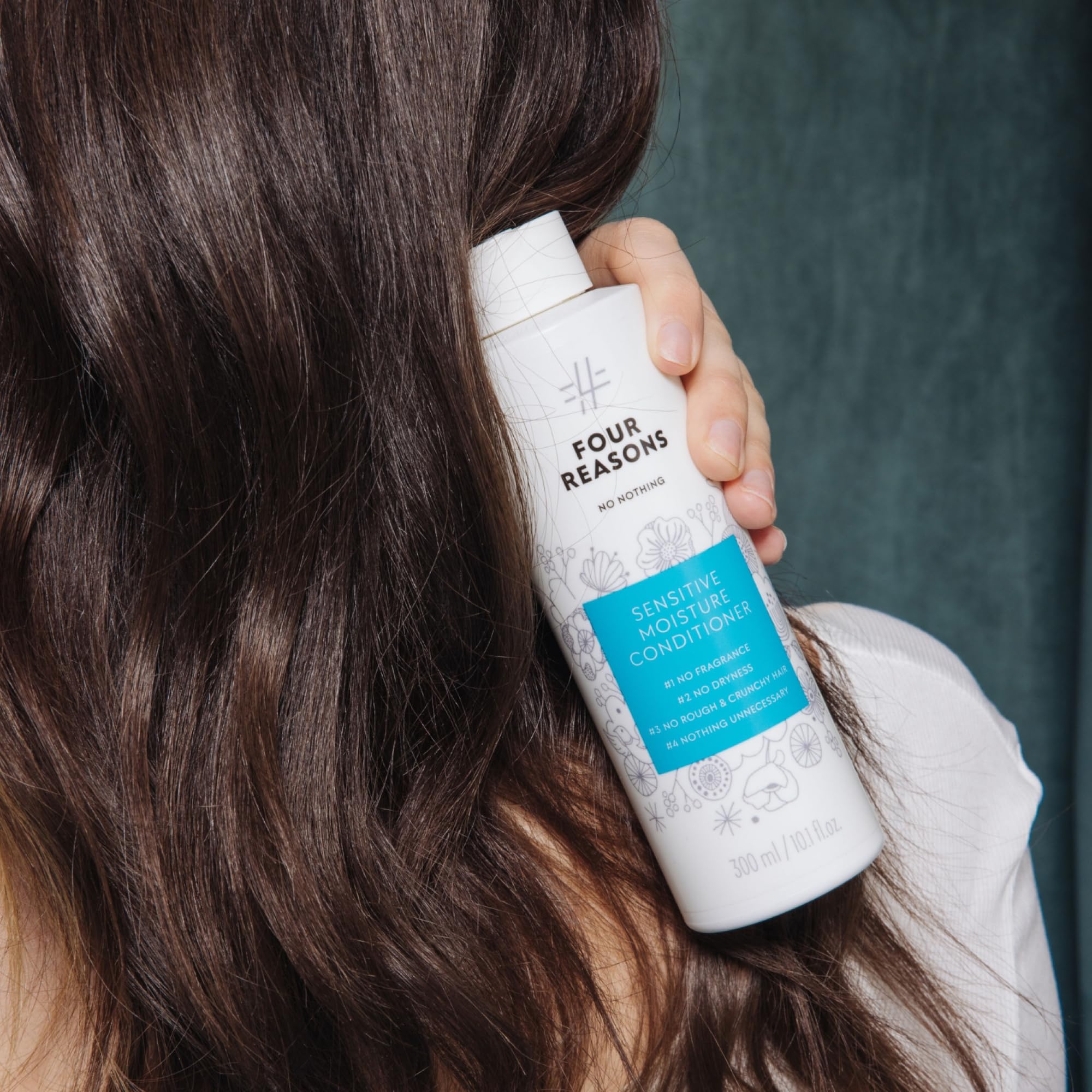 Hypoallergenic Fragrance-Free Moisturizing Conditioner for Dry Hair & Sensitive Scalp - Vegan, Paraben-Free Hair Care (10.15 oz) - Ideal for Daily Use, Color-Treated Hair, and Eczema-Prone Scalp