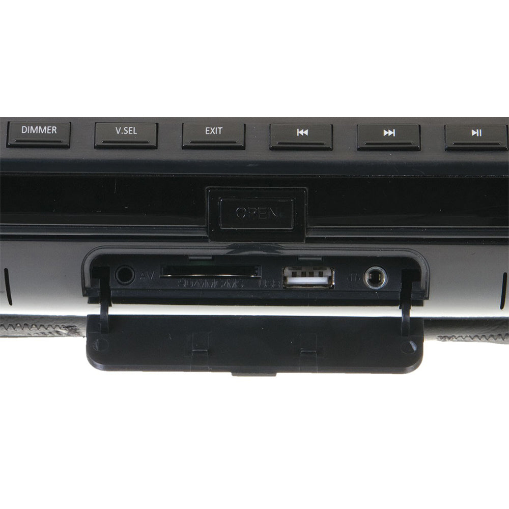 Fahrenheit HRD 91CC 9 Inch LCD DVD Player - Universal Car Headrest Monitor Replacement - Perfect for Road Trips, Kids Entertainment & Long Drives