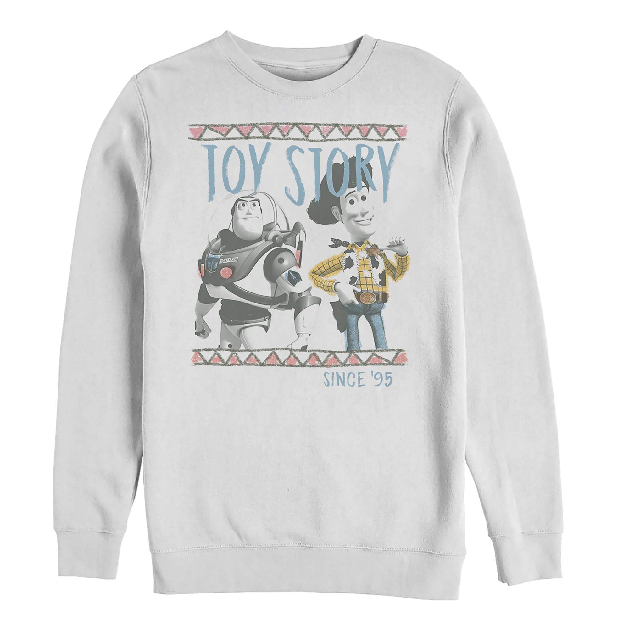 Men's Toy Story Cartoon Border Friends Sweatshirt - Disney Pixar Graphic Pullover Hoodie for Casual Wear & Movie Fans